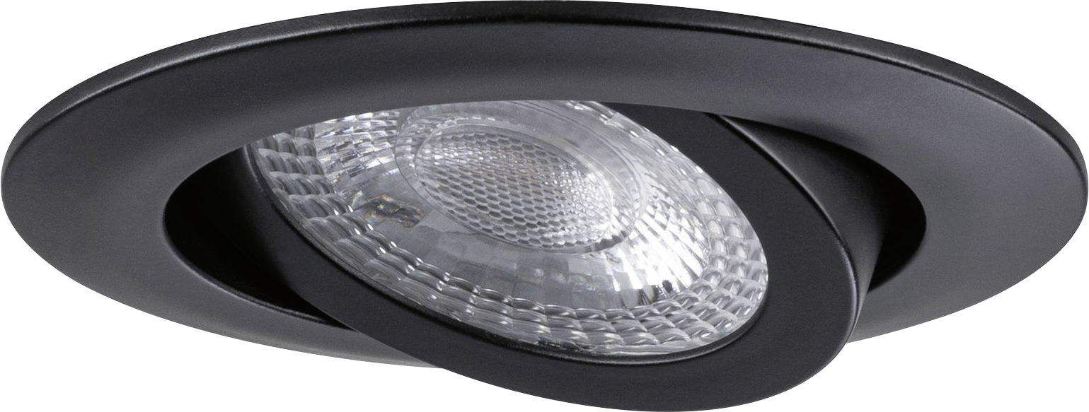 Paulmann LED Einbauleuchte schwarz schwenkbar