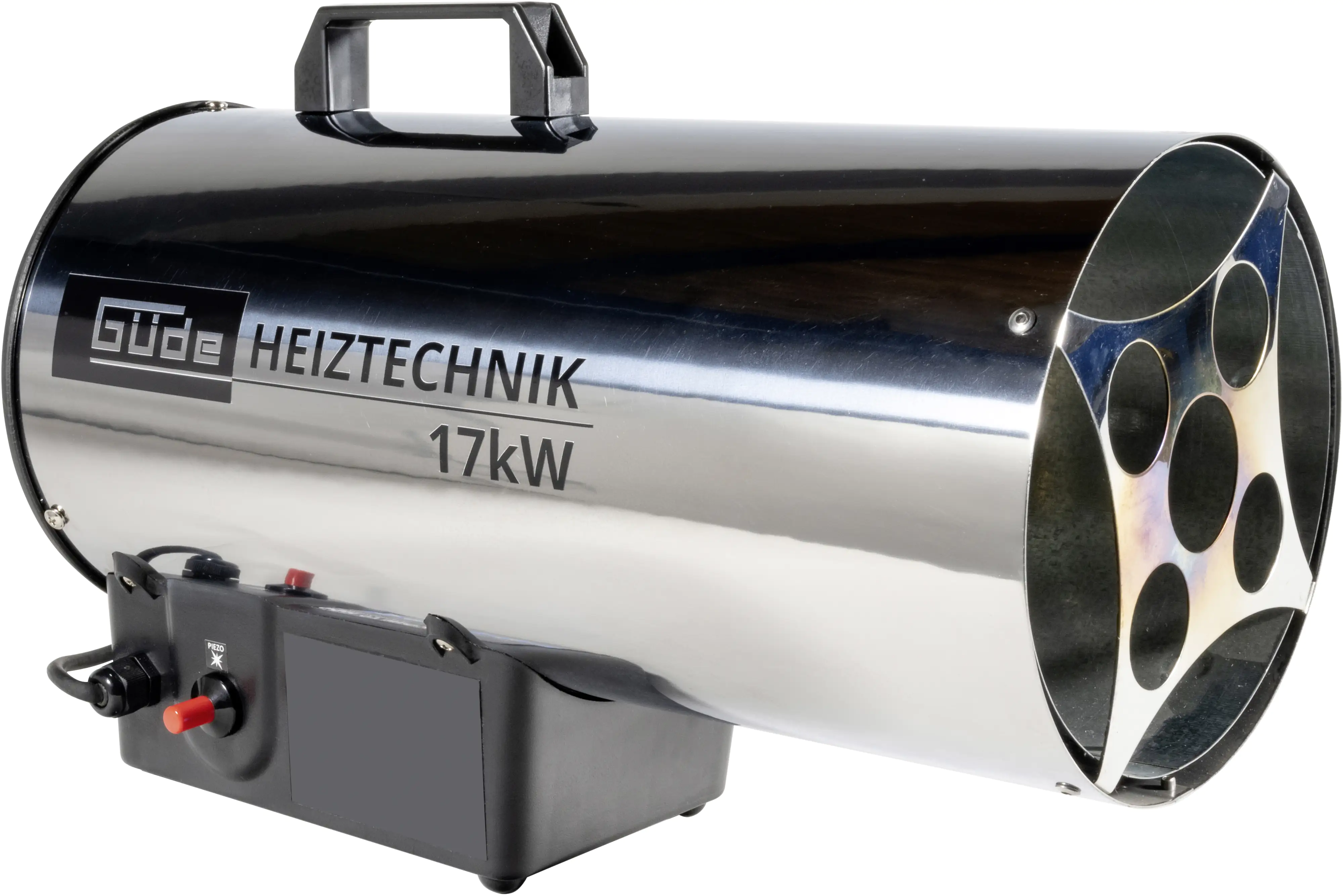 Güde Gasheizgebläse GGH 17 INOX silber/schwarz Güde Gasheizgebläse GGH 17 INOX silber/schwarz