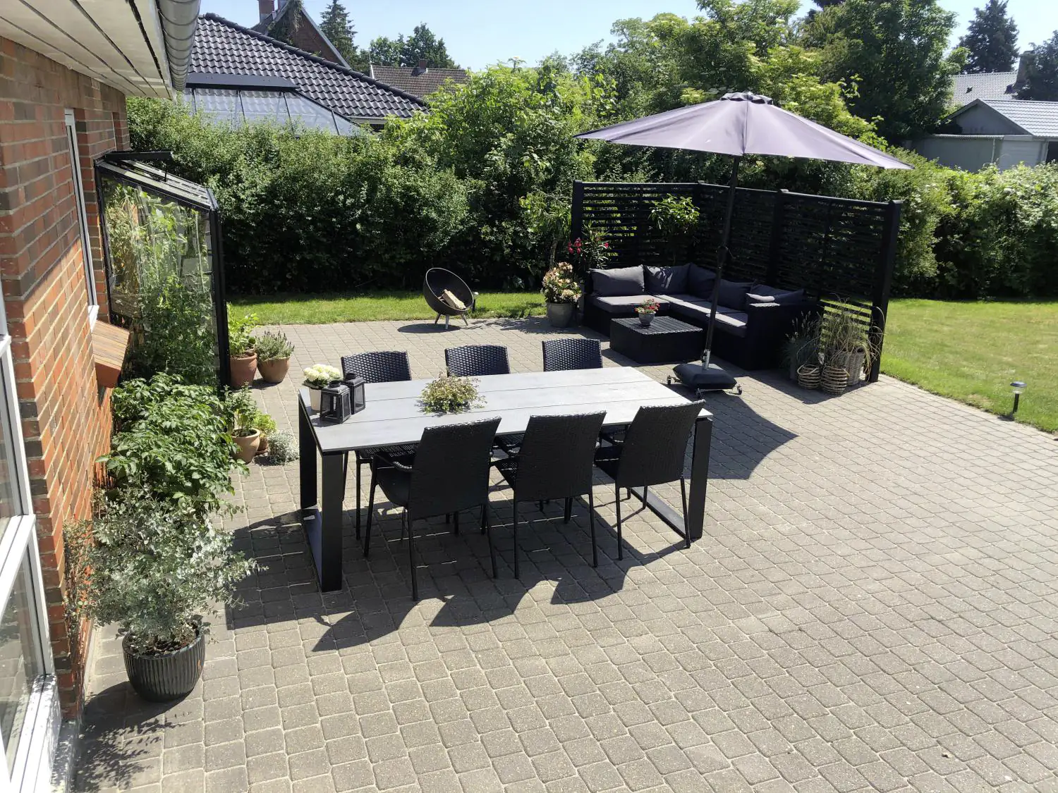 Plus Zaun Koyto 160 x 120 cm RAL 9005 Schwarz