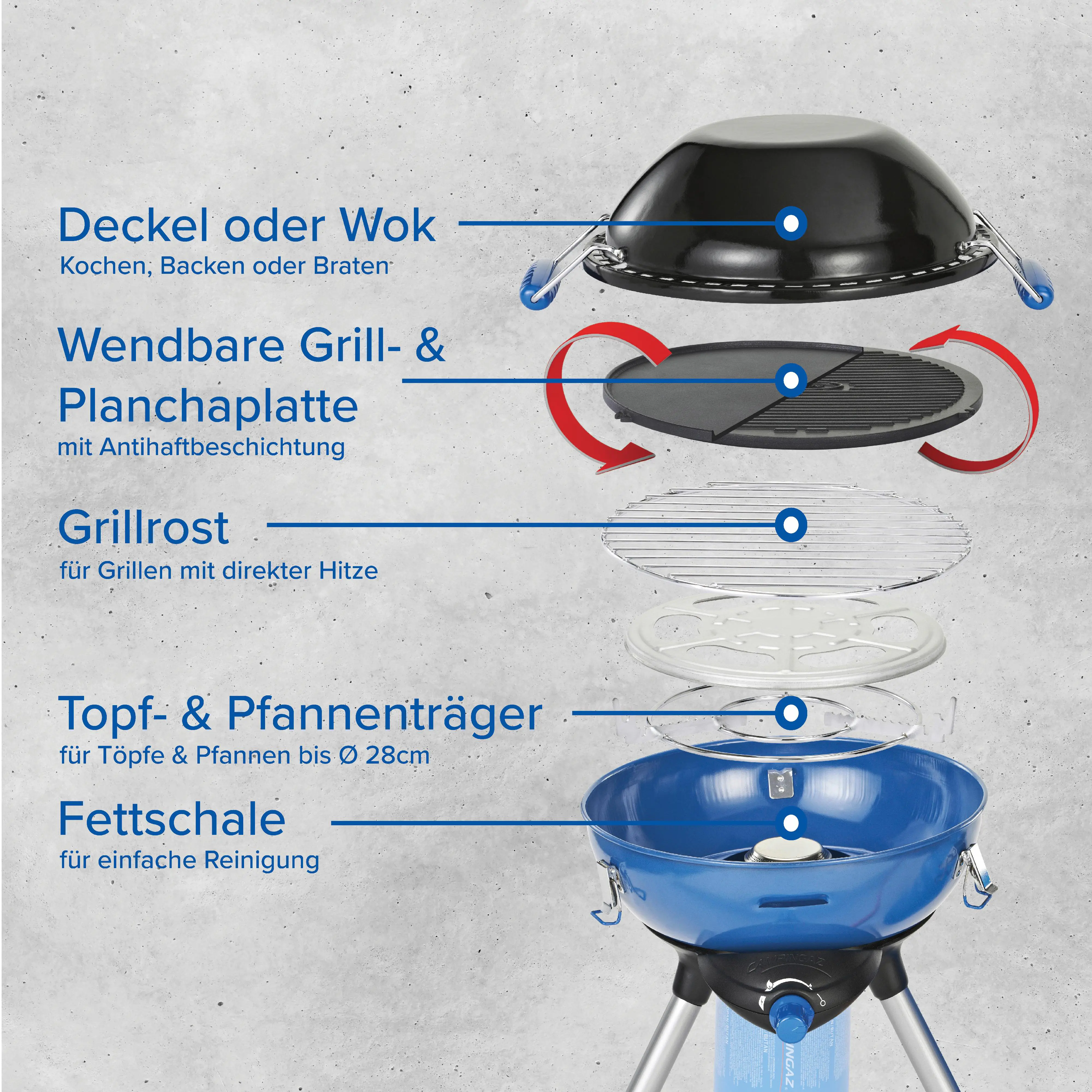 Campingaz Party Gasgrill 400 CV Campingaz Party Gasgrill 400 CV