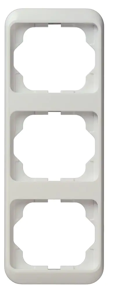 Busch-Jaeger Abdeckrahmen 3-fach Alpha Nea, studioweiß, 1733-24G Busch-Jaeger Abdeckrahmen 3-fach Alpha Nea, studioweiß, 1733-24G