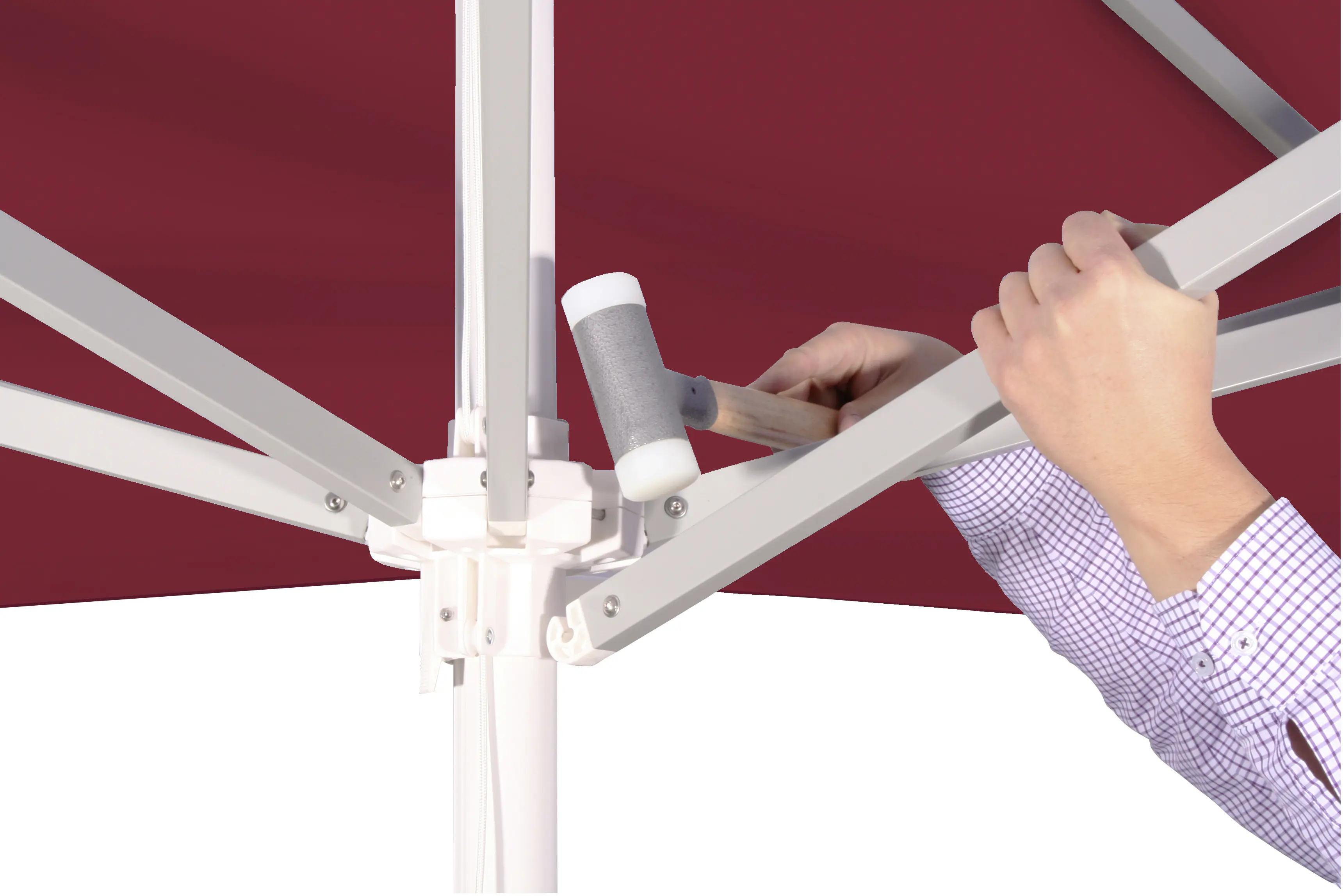 Schneider Sonnenschirm Jumbo bordeaux Ø 400 cm