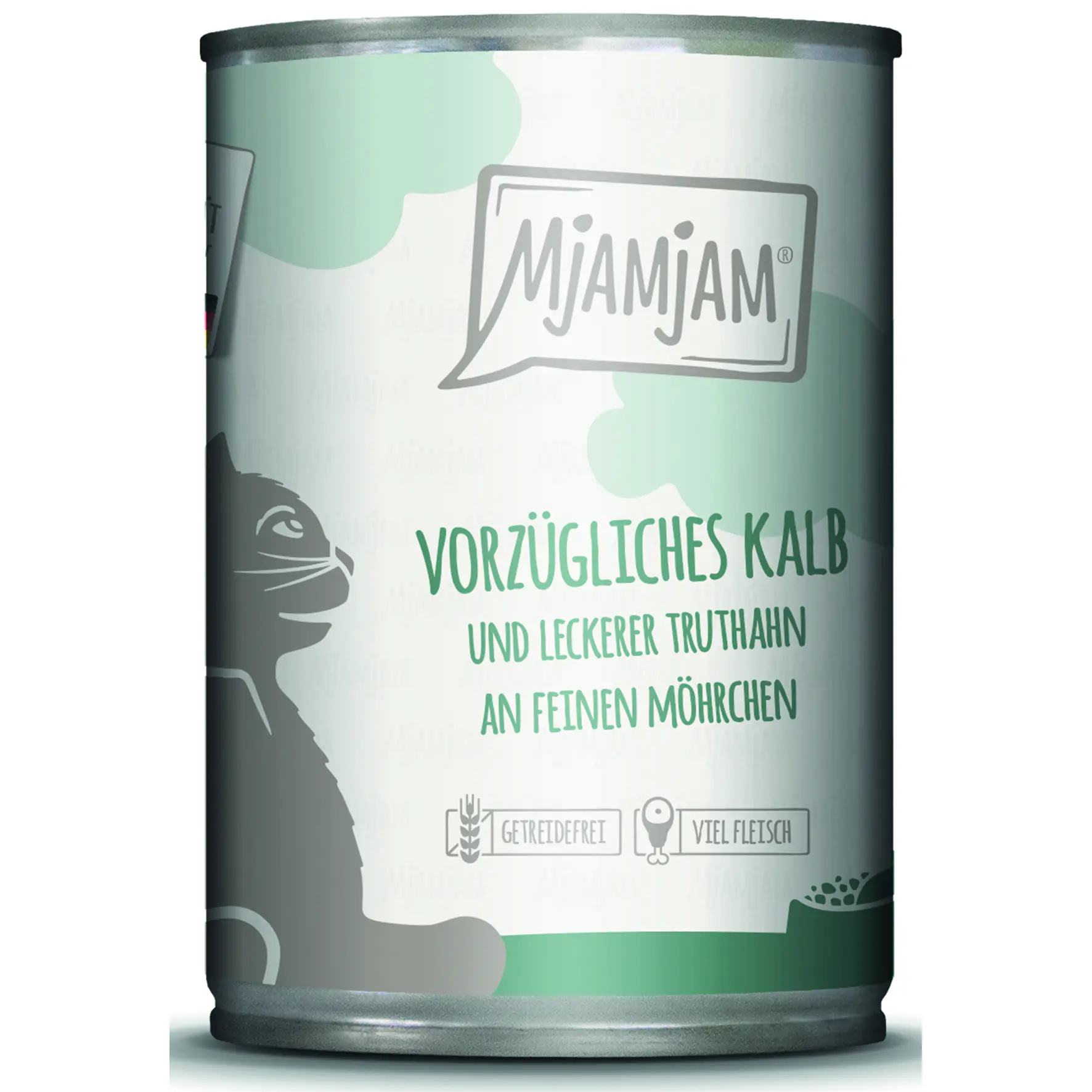 MjAMjAM - vorzügliches Kalb & Truthahn an leckeren Möhrchen 400 g 400g