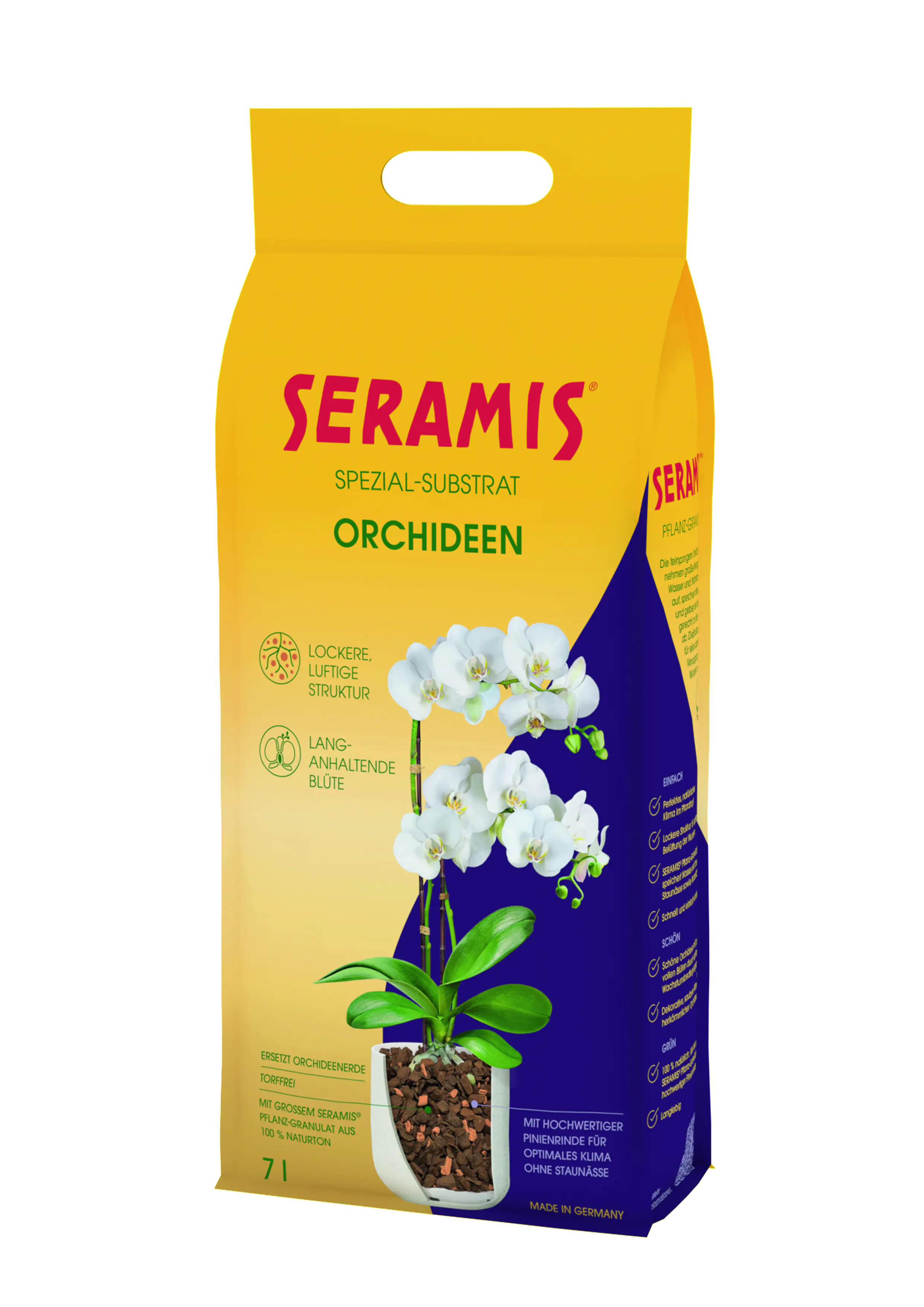 Seramis Spezial-Substrat für Orchideen 7 l Seramis Spezial-Substrat für Orchideen 7 l