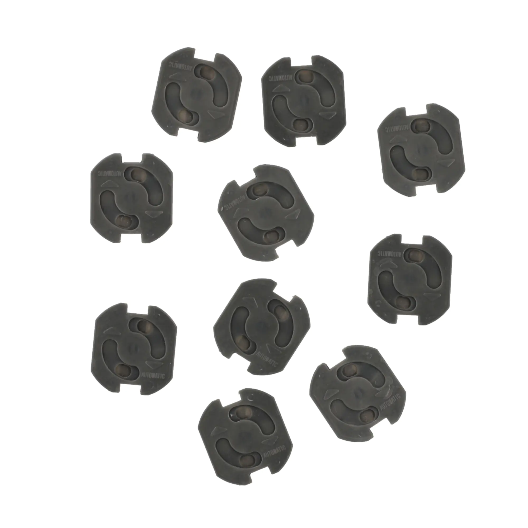 Unitec Steckdosenschutz Kindersicherung klebend anthrazit 10x