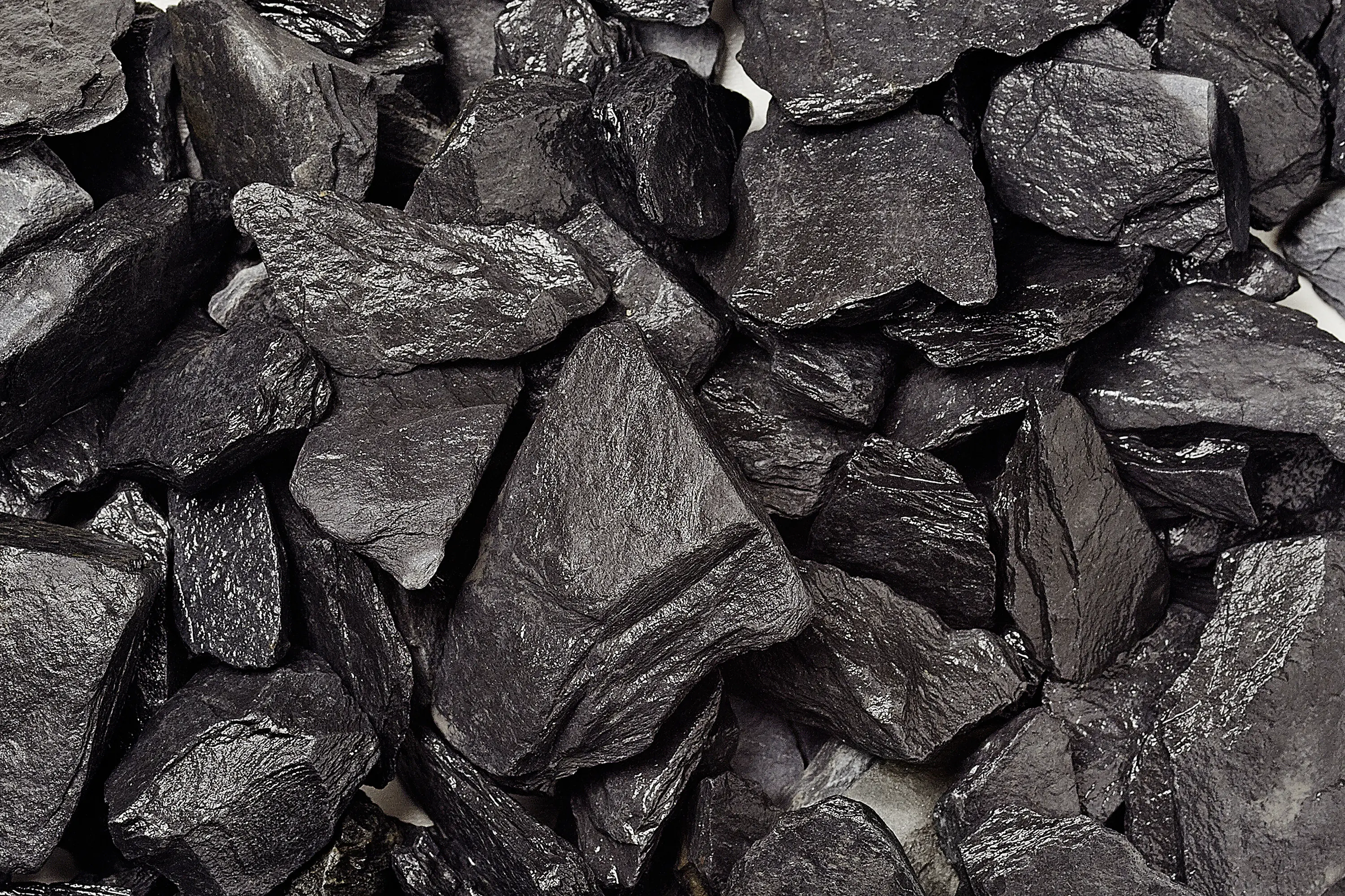 Splitt Schiefer 20 - 50 mm schwarz 25 kg