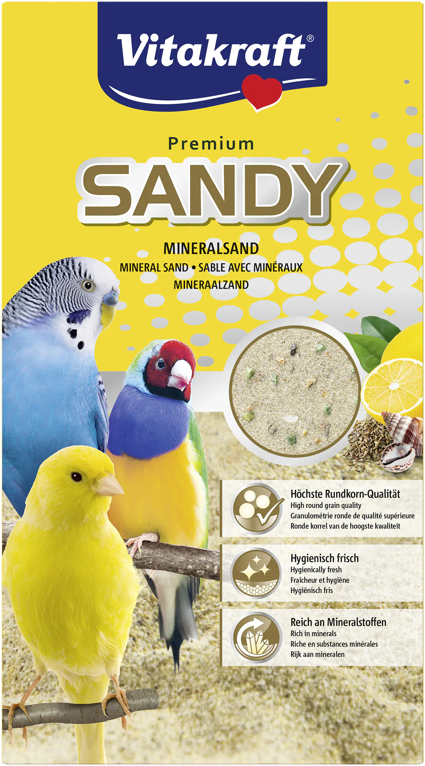 Vitakraft Premium Sandy Mineralsand 2 kg Vitakraft Premium Sandy Mineralsand 2 kg