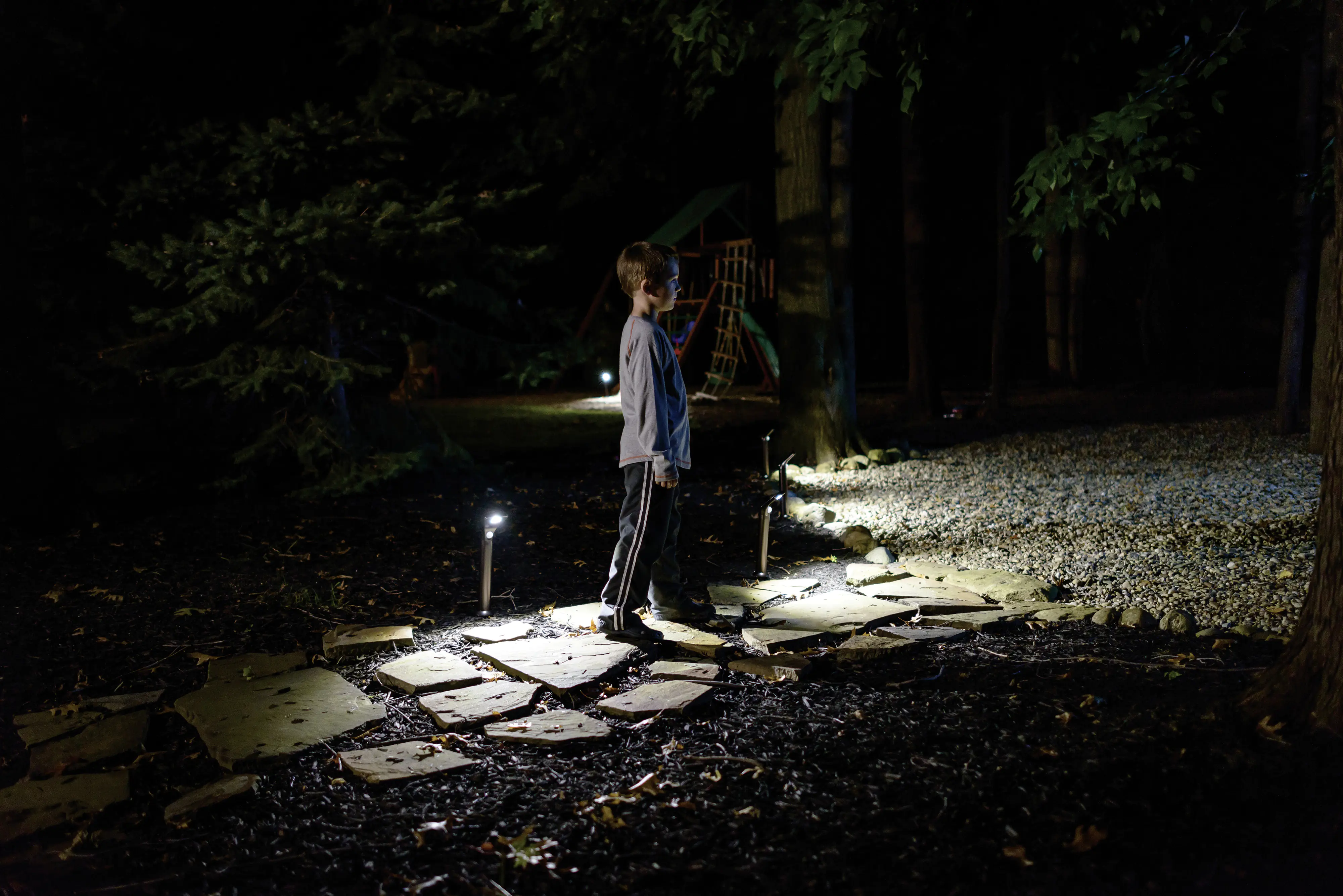 Mr Beams LED Batterielicht UltraBright Path 80lm, 5000K, schwarz, 2er-Pack