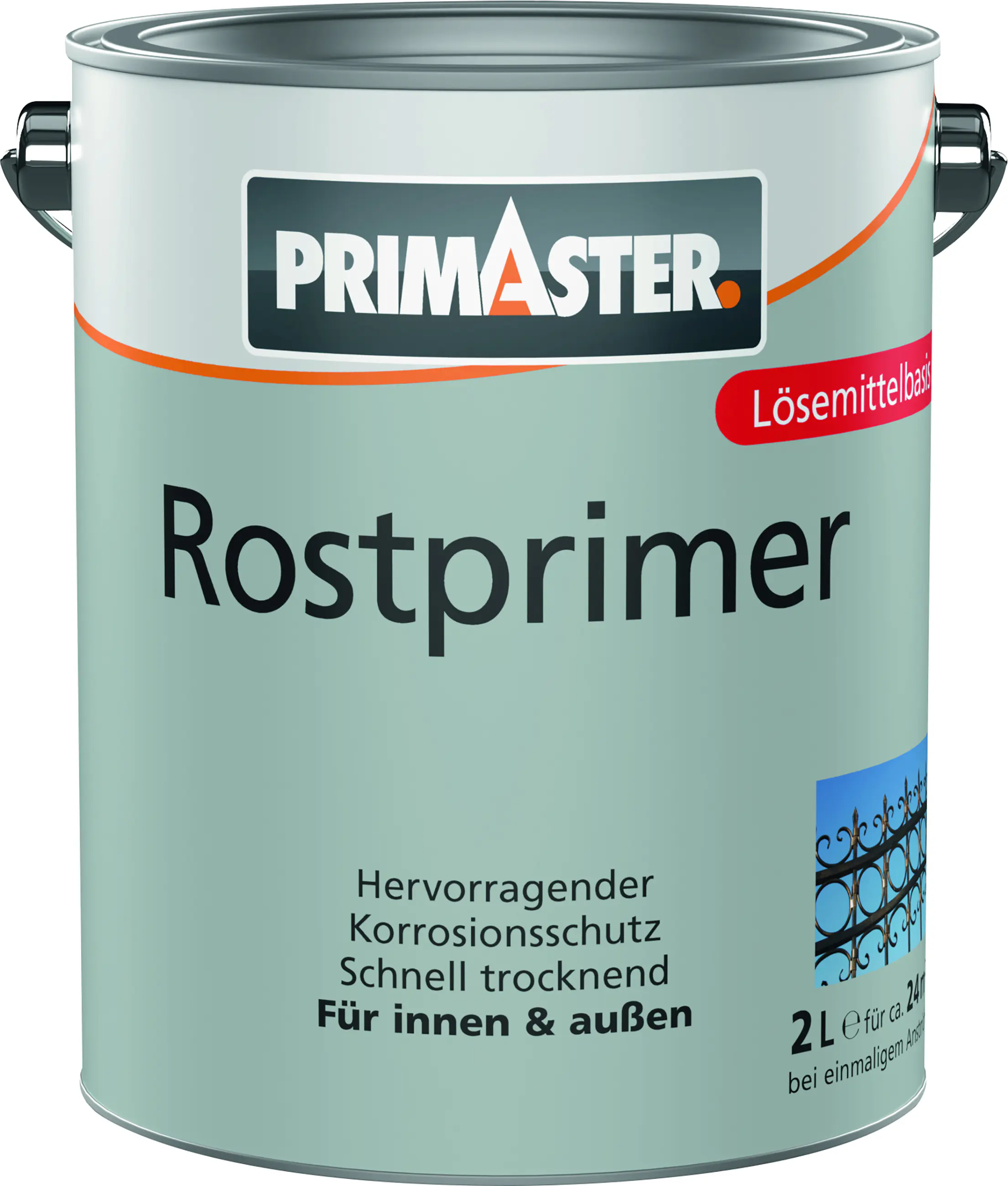 Primaster Rostprimer Rostschutzgrundierung silbergrau 2 L