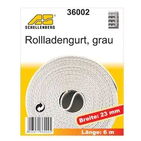 Schellenberg Rollladengurt grau Breite 23 mm - Länge 6 m Schellenberg Rollladengurt grau Breite 23 mm - Länge 6 m