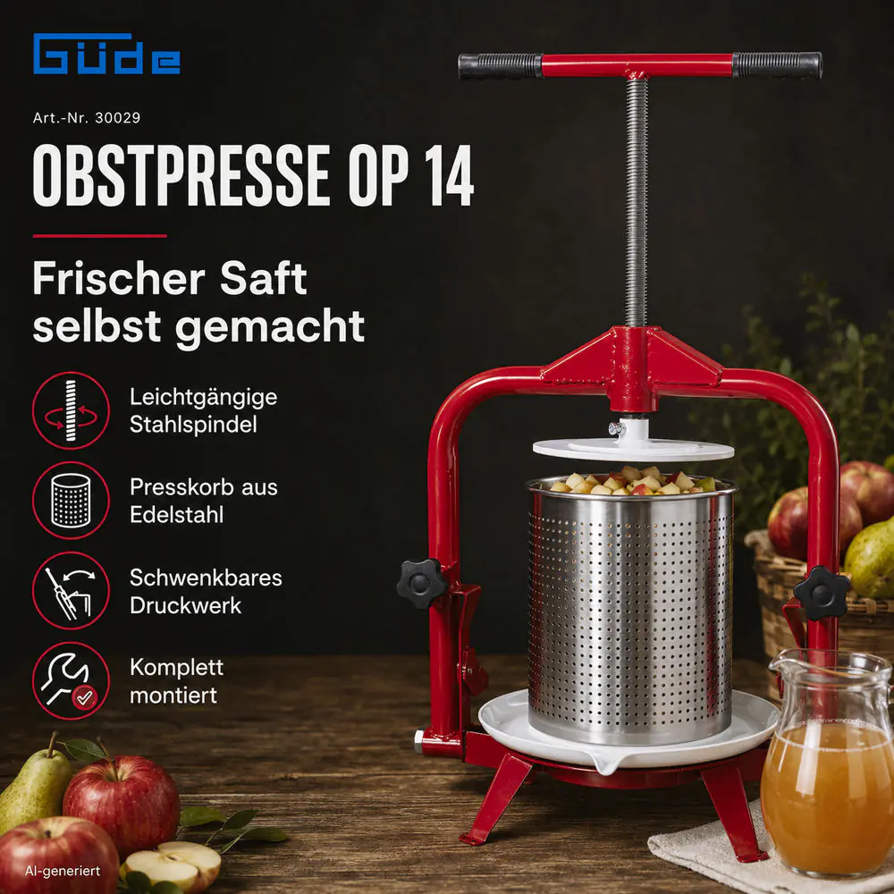 Güde Obstpresse OP 14