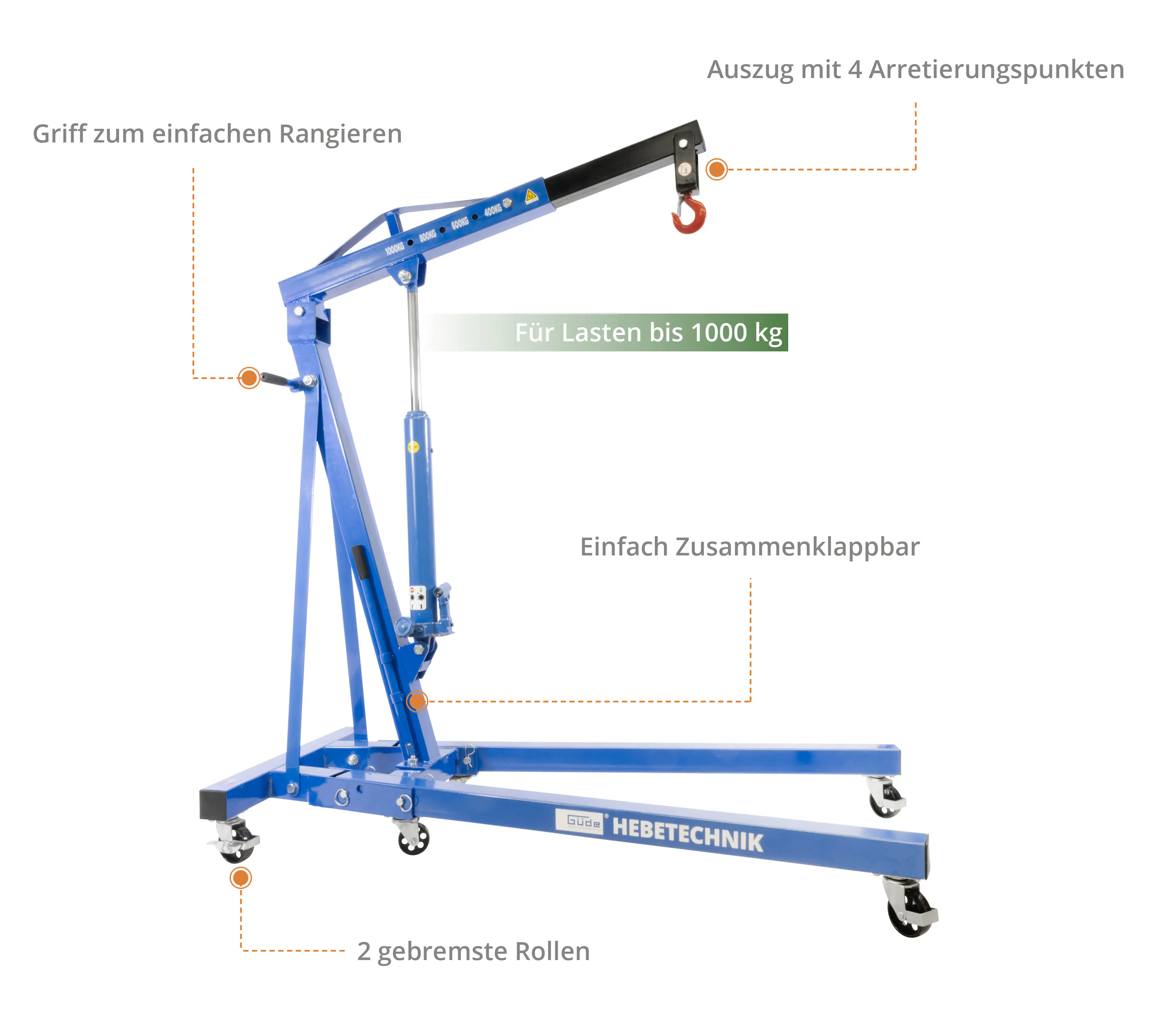 Güde Werkstattkran 1000.1 kg