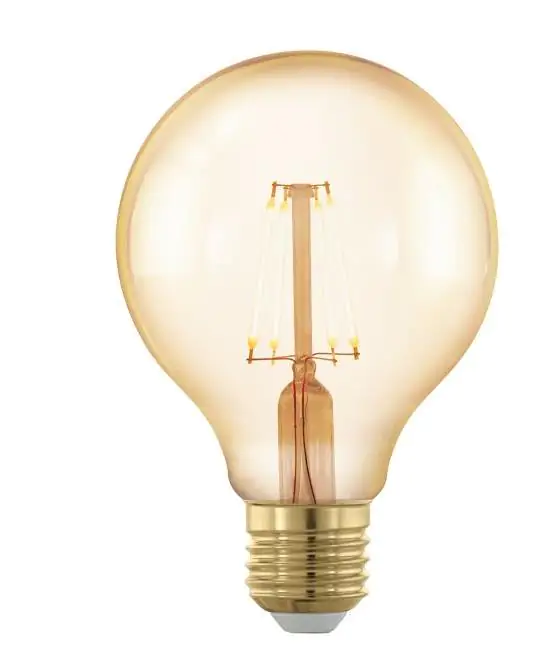 Eglo LED Globe G80 E27 4,5W amber