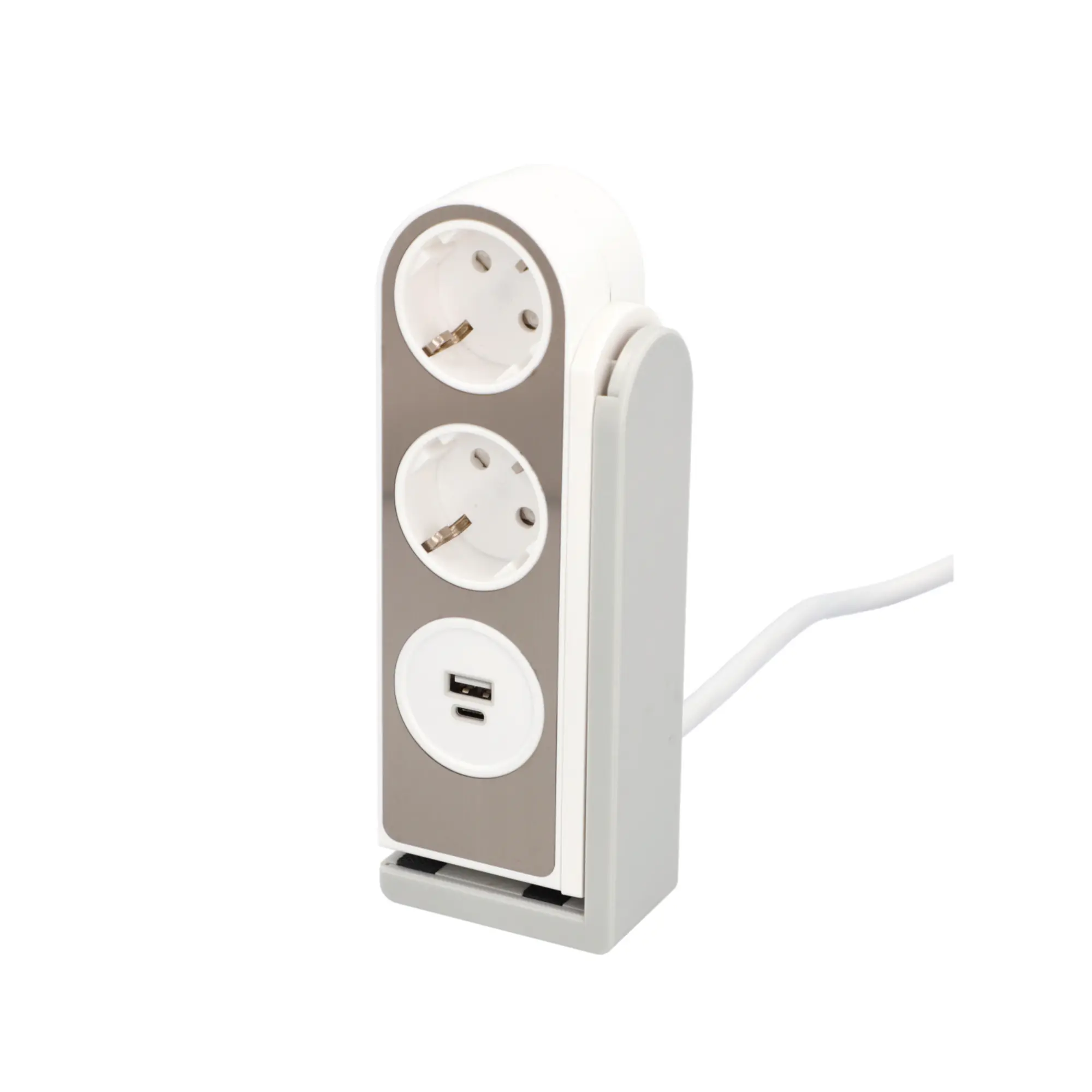 Unitec Tischsteckdose 2-fach inkl. 2x USB A/C 1,4 m