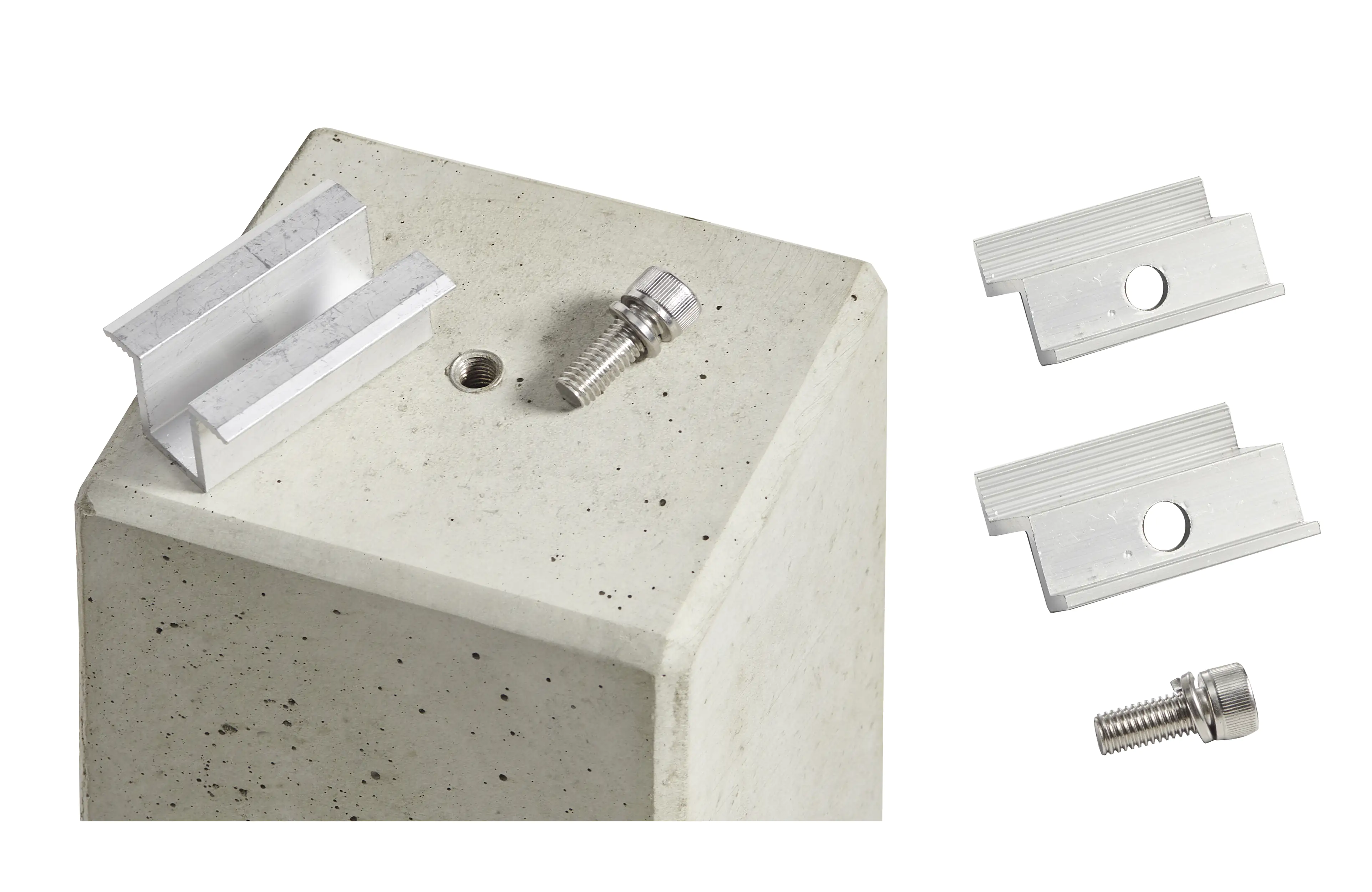 Kann Solarmodulhalter 80 x 11,3-25,4 x 12 cm grau Kann Solarmodulhalter 80 x 11,3-25,4 x 12 cm grau