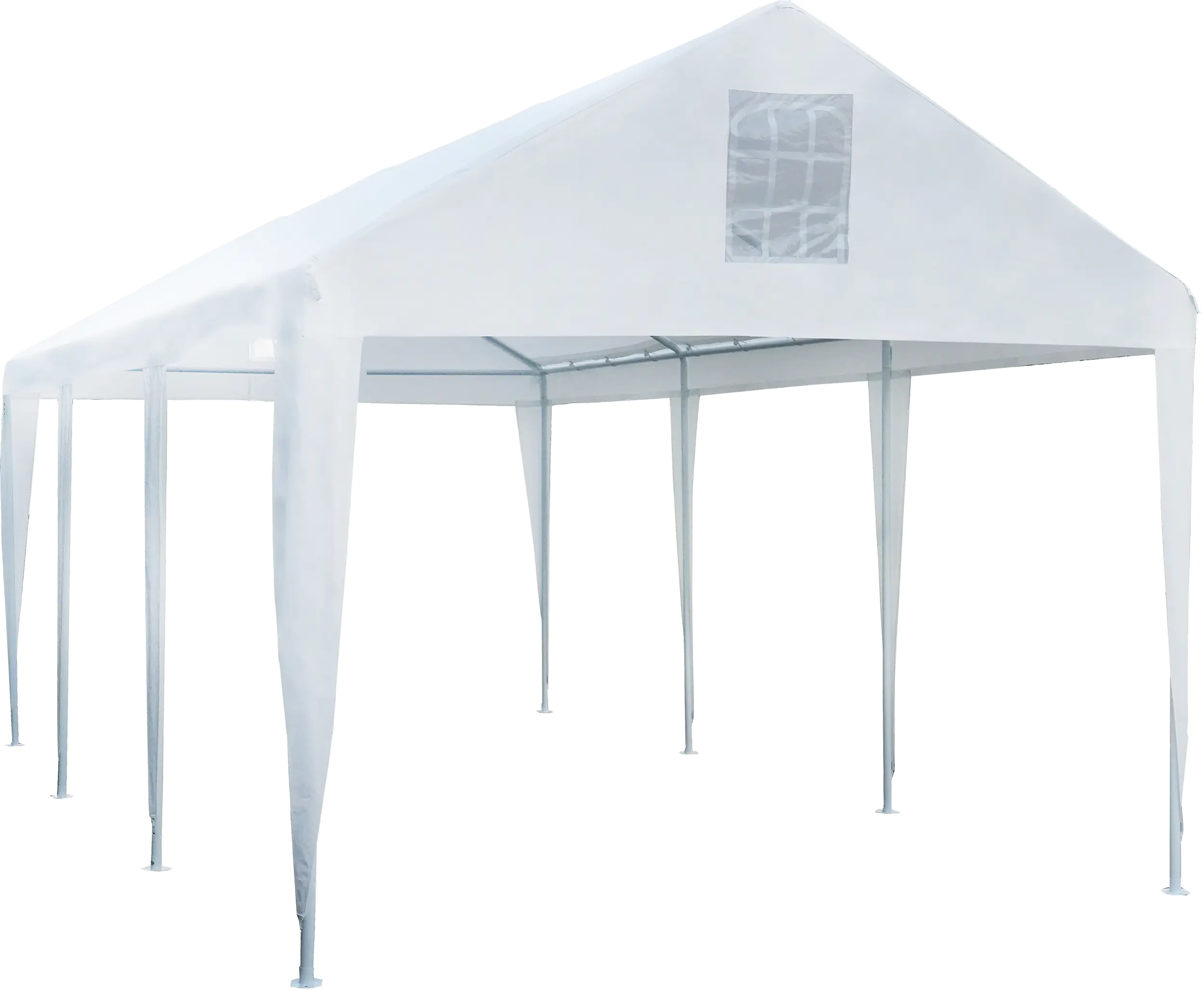 Primaster Großraumzelt 600 x 300 cm inkl. 2 Giebelseitenteilen weiß  Primaster Großraumzelt 600 x 300 cm inkl. 2 Giebelseitenteilen weiß