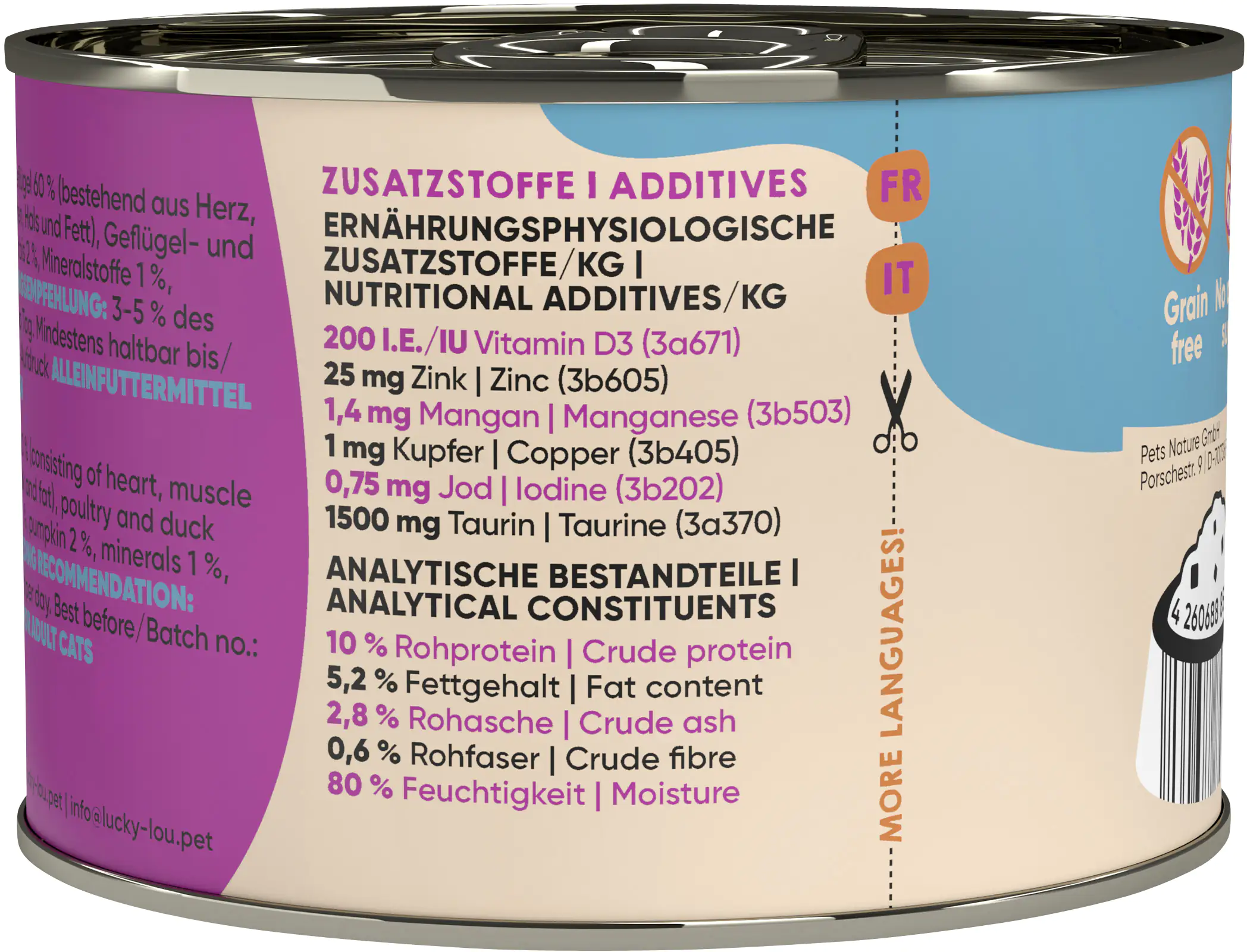 Lucky Lou Lifestage Adult Geflügel und Ente 200g