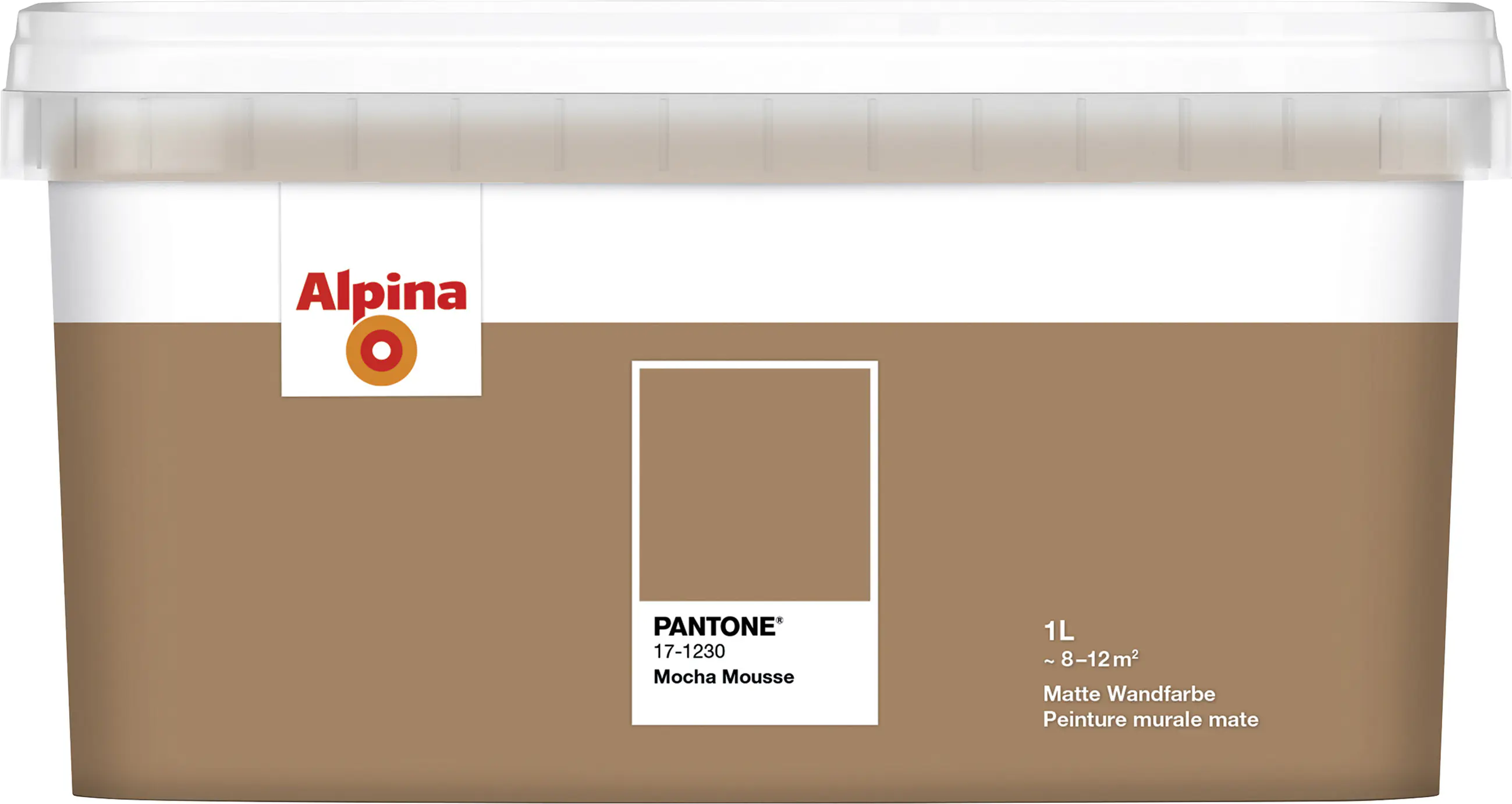 Alpina Wandfarbe Pantone matt mocha mousse 1 L