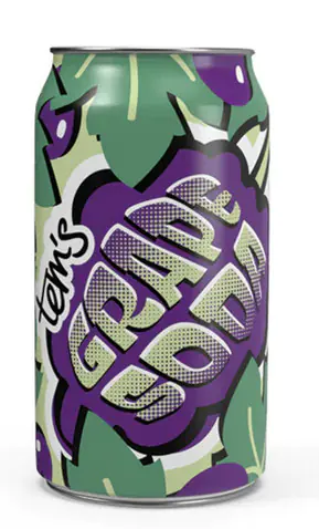 Tem`s Grape Soda Drink 330 ml