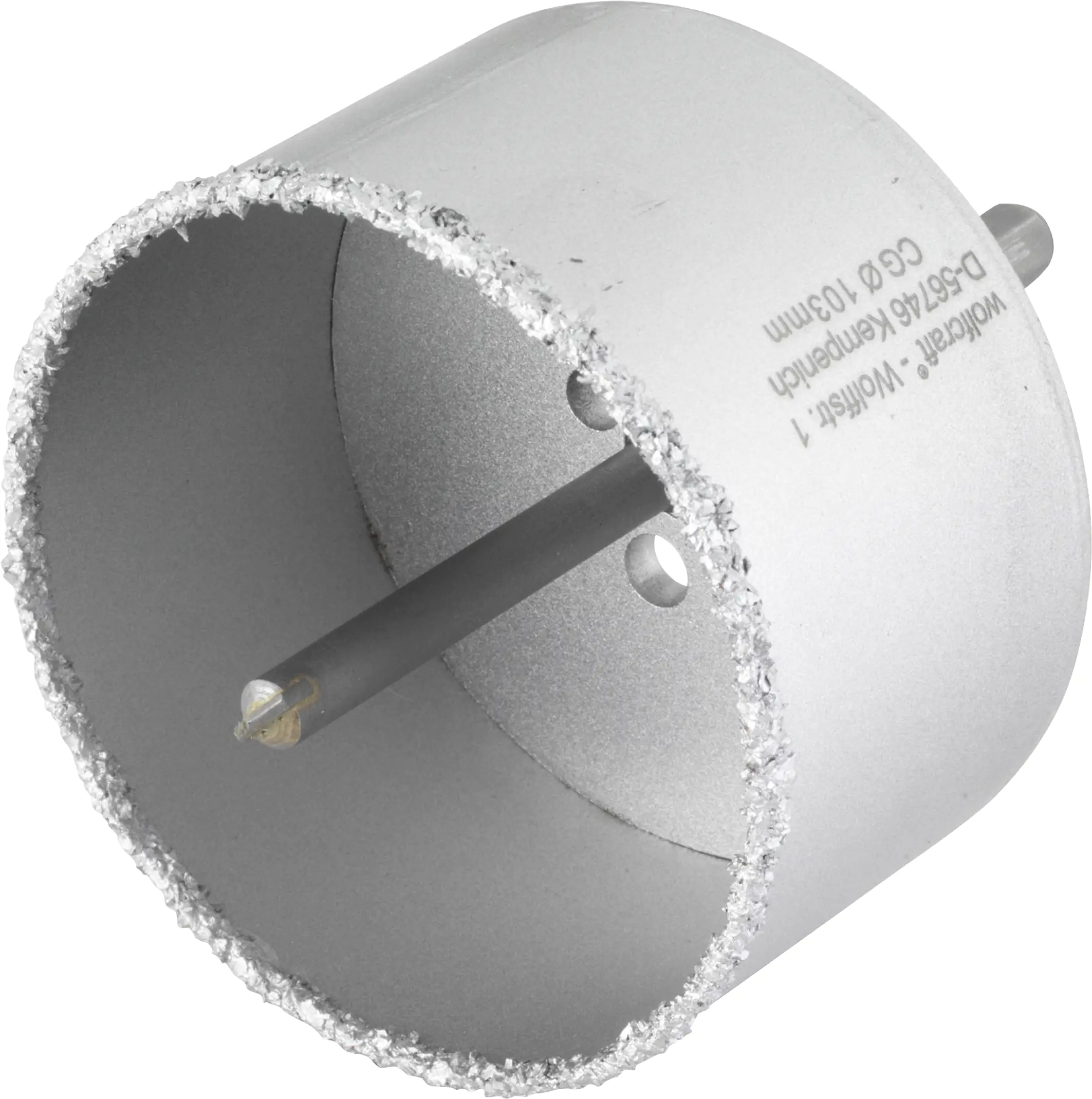 Wolfcraft Bohrkranz Ø 103 mm Hartmetall inkl. Schaft und Bohrer