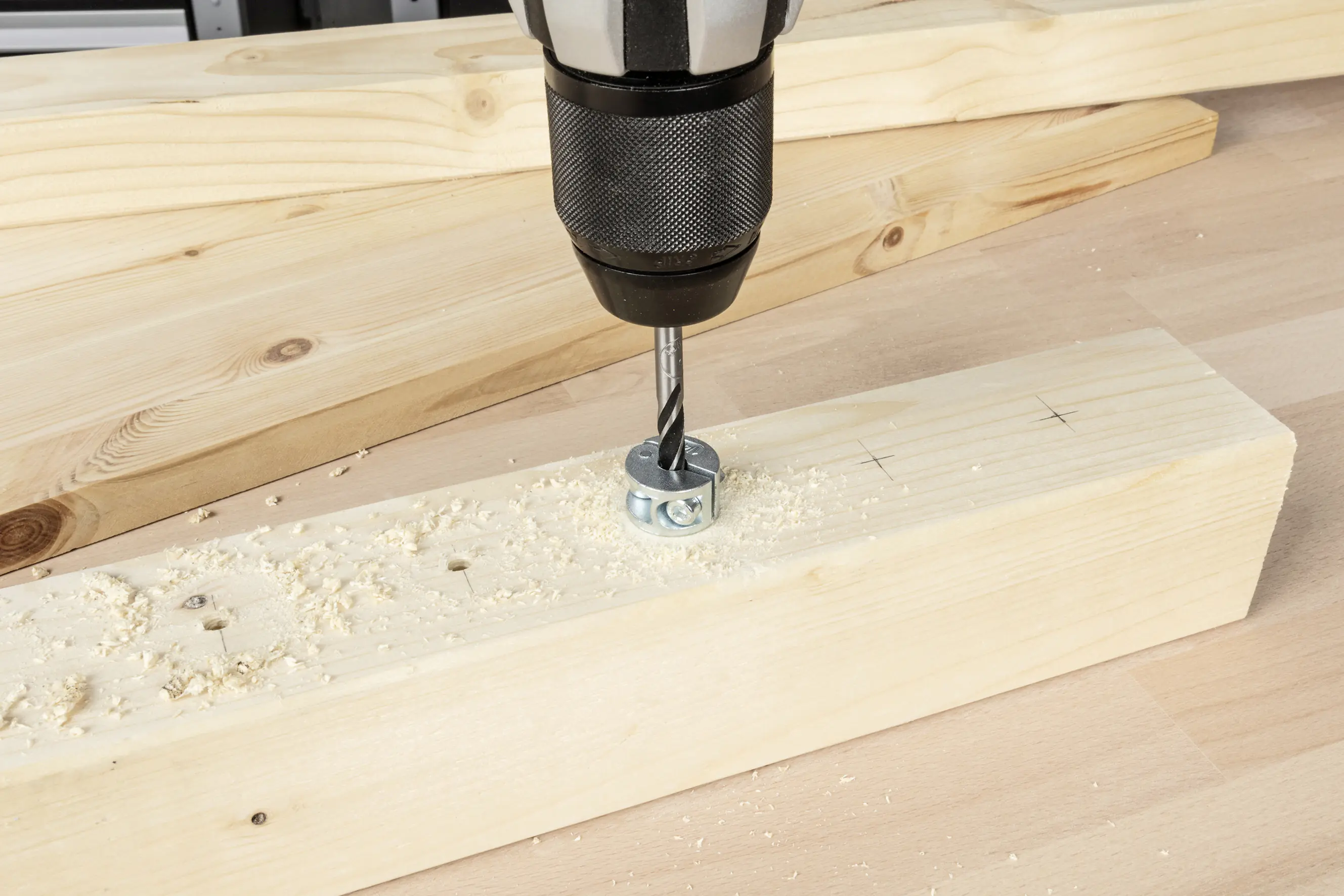 Wolfcraft Tiefenstopp 3-teilig Ø 6, 8, 10 mm Wolfcraft Tiefenstopp 3-teilig Ø 6, 8, 10 mm