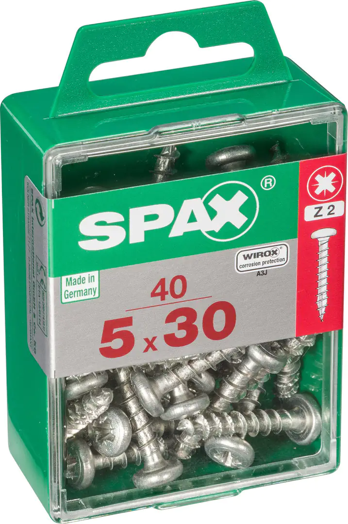 Spax Universalschrauben 5.0 x 30 mm TX 20 - 40 Stk.