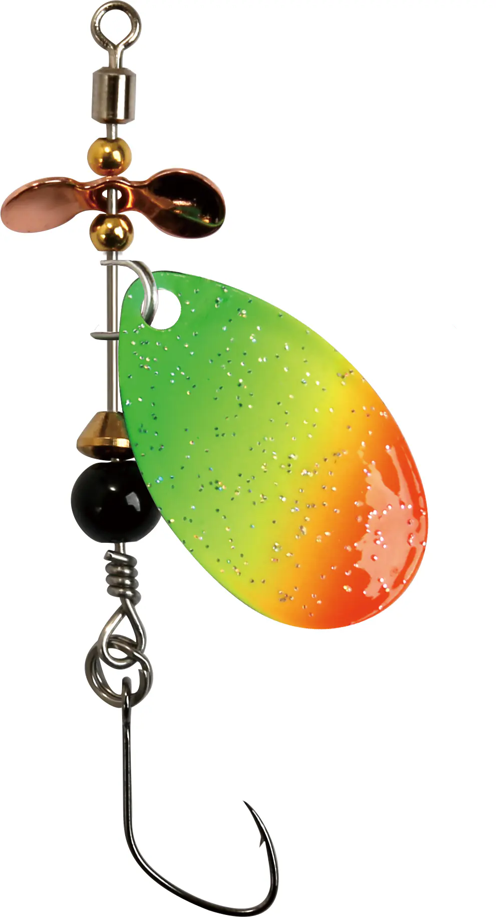 Paladin Angelköder Spinner Killer Pro 2,3 g rainbow/schwarz