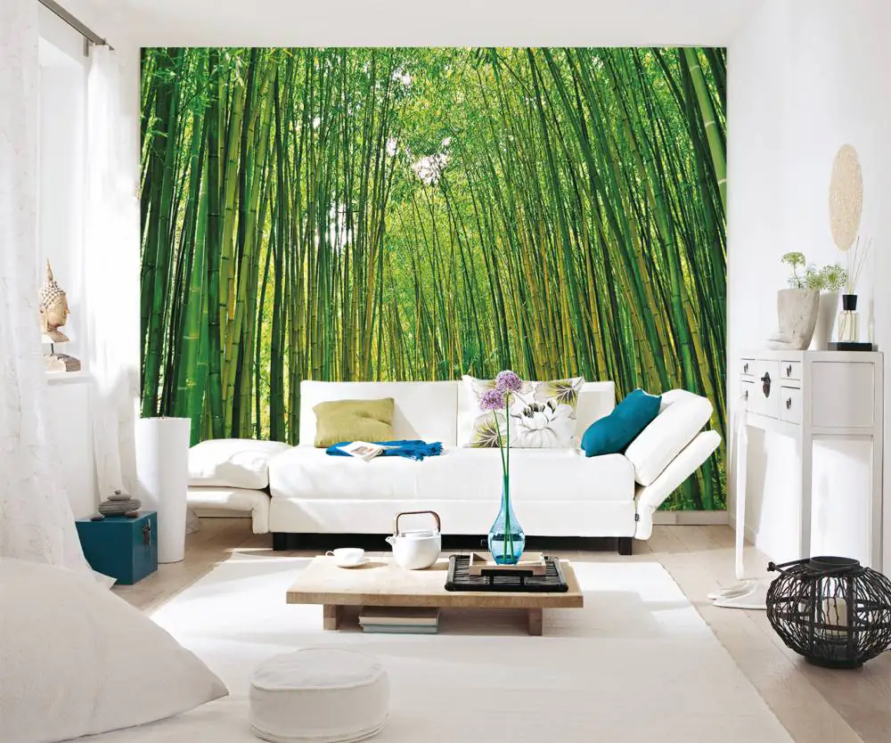 papermoon Vlies-Fototapete Digitaldruck 350 x 260 cm Bamboo Forest