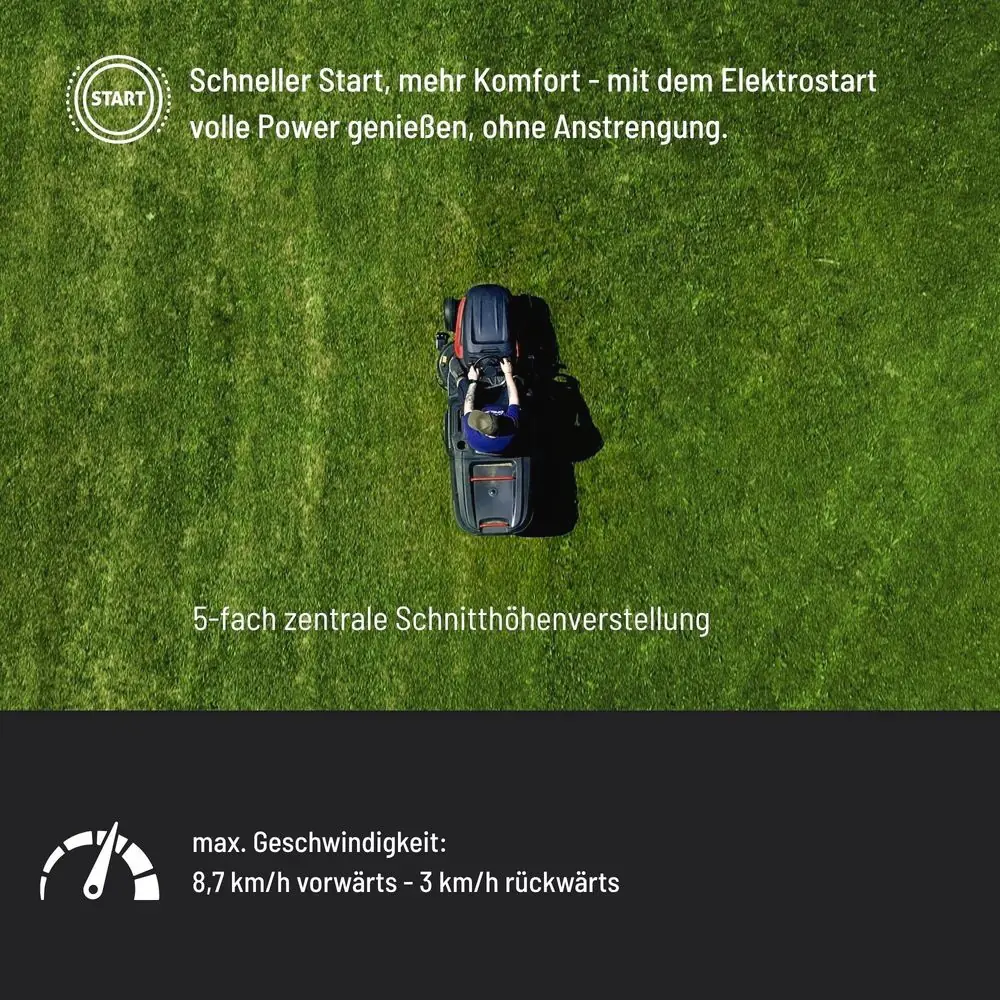 Güde Rasentraktor GAR 960 T Hydrostat 96 cm Schnittbreite