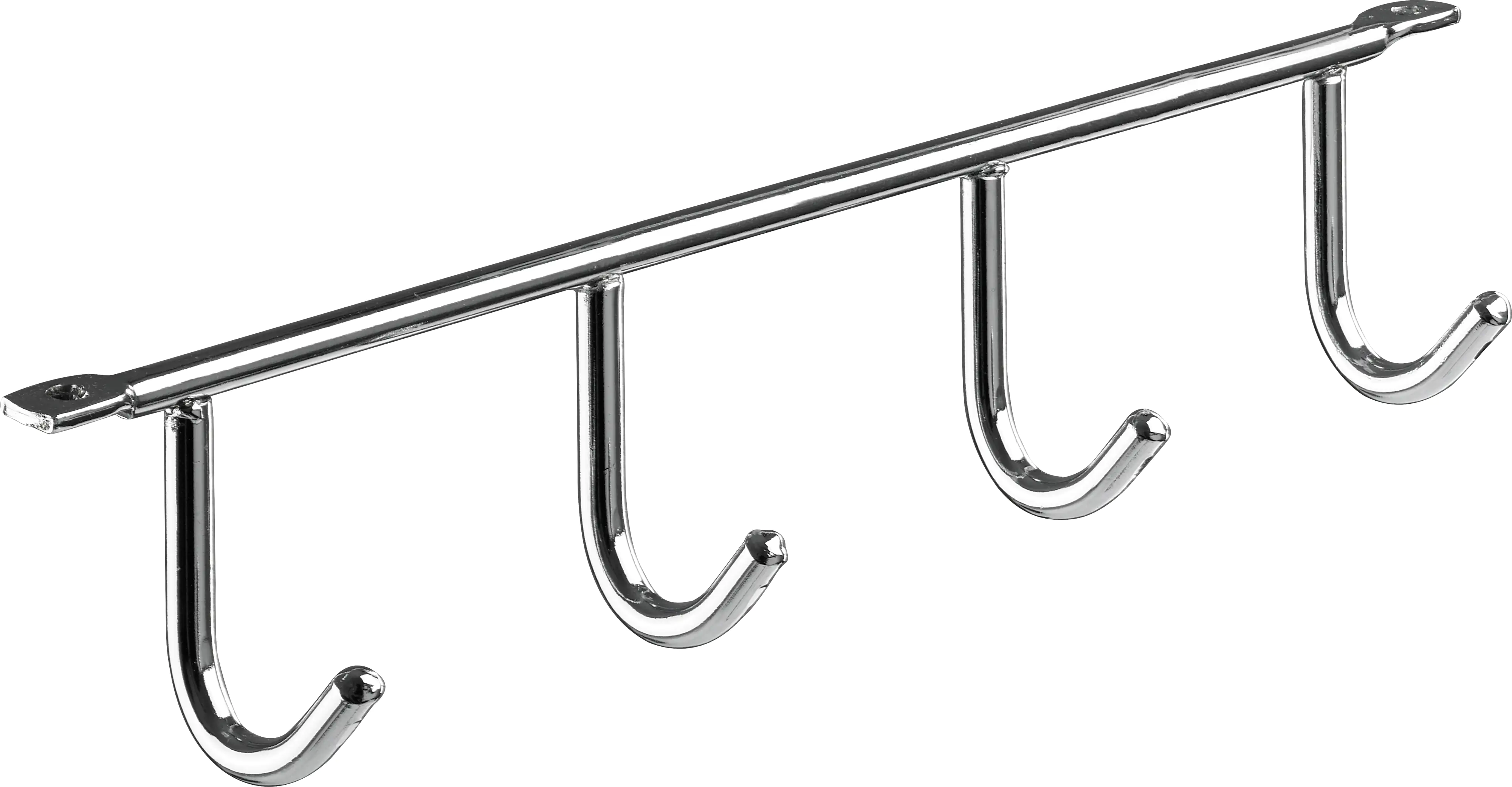 Hettich Garderobenleiste 4 Haken 27,5 x 5,2 x 3,5 cm verchromt Hettich Garderobenleiste 4 Haken 27,5 x 5,2 x 3,5 cm verchromt