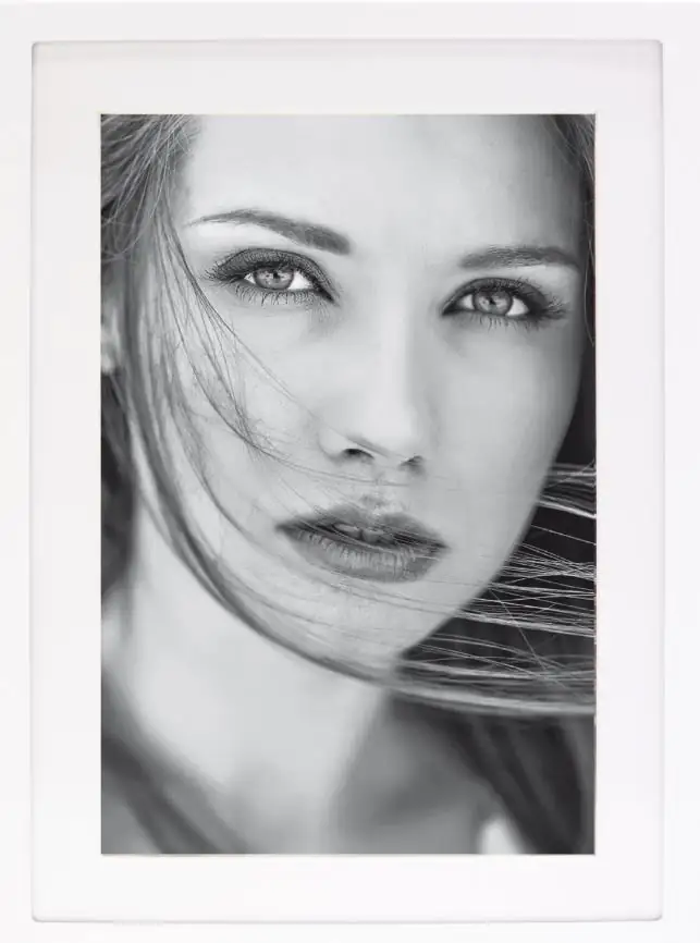 Bilderrahmen Classico weiß, 10,5 x 15 cm