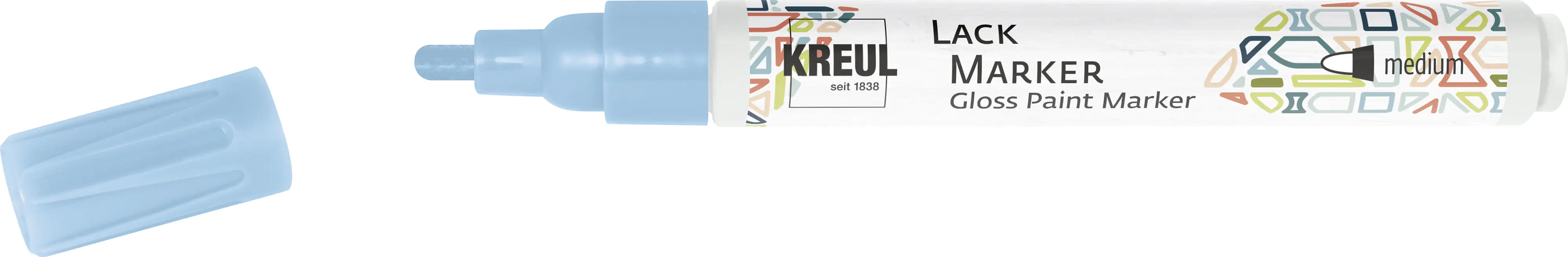 Kreul Lack Marker medium hellblau, 2 - 4 mm