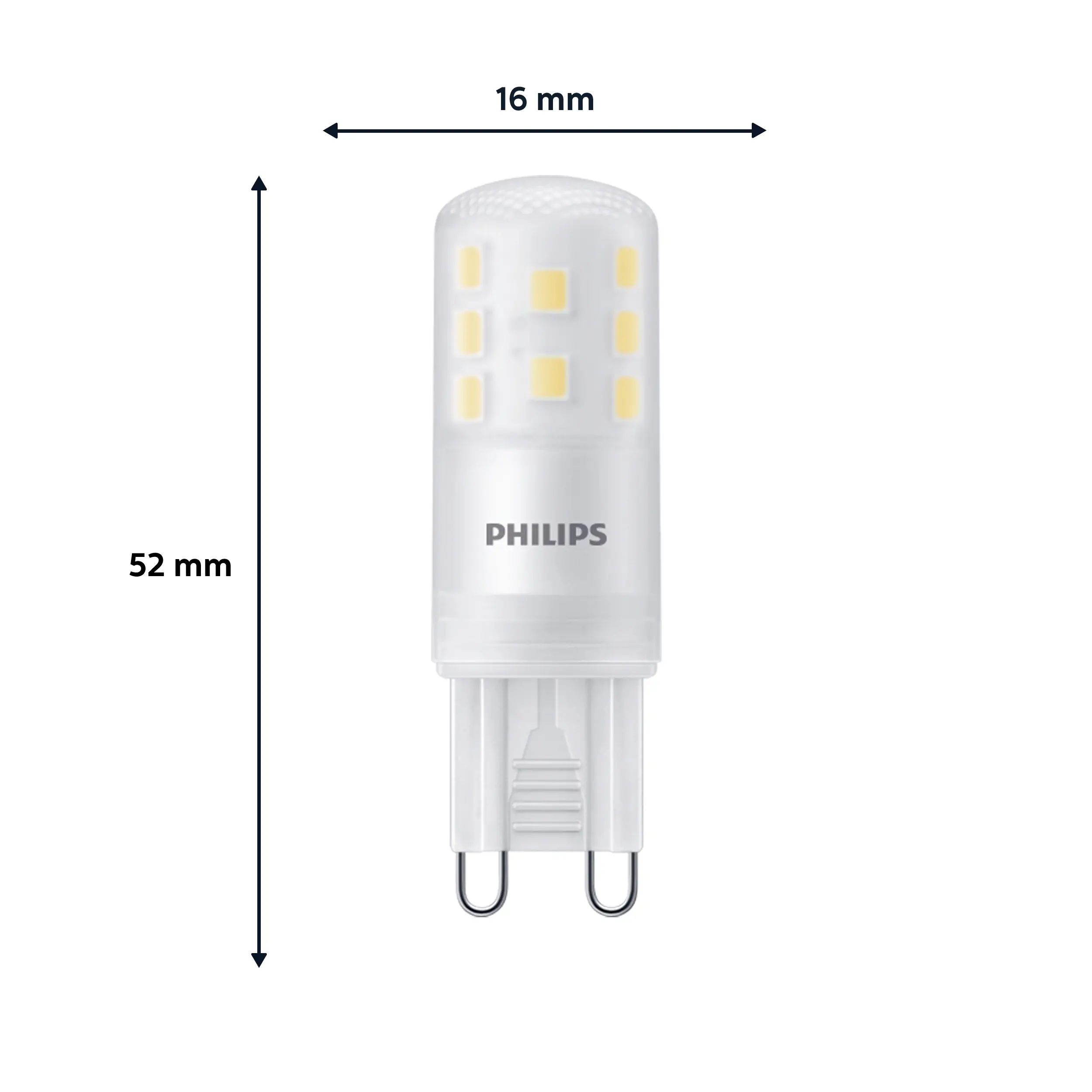 Philips LED Leuchtmittel G9 3,7W 470lm 2700K 