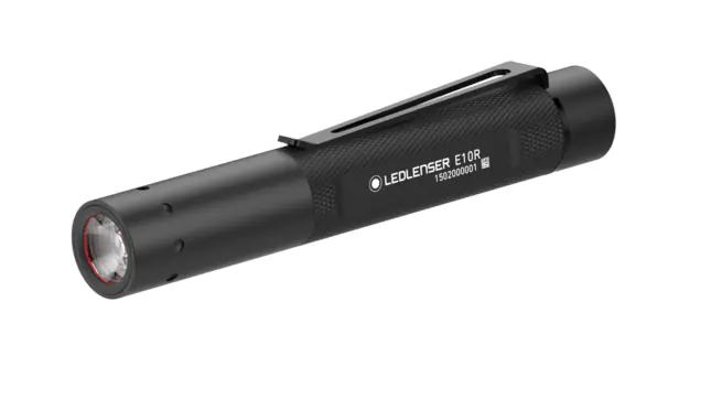 Ledlenser Stiftlampe E10R schwarz, 120 lm
