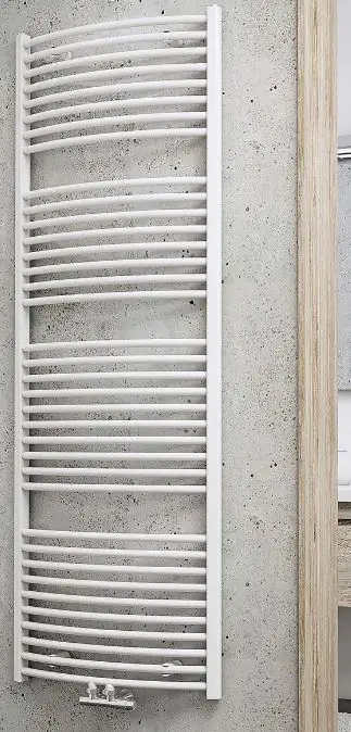 Schulte Badheizkörper 169 x 62 cm weiß 942 Watt Anschluss mittig