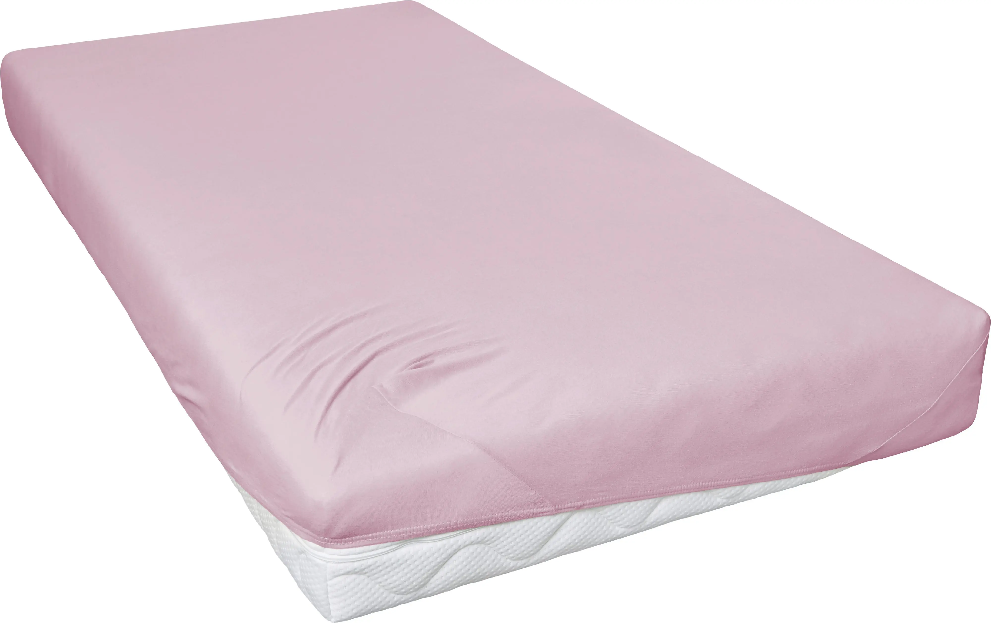 Jersey Spannbettlaken 150 x 200 cm mauve