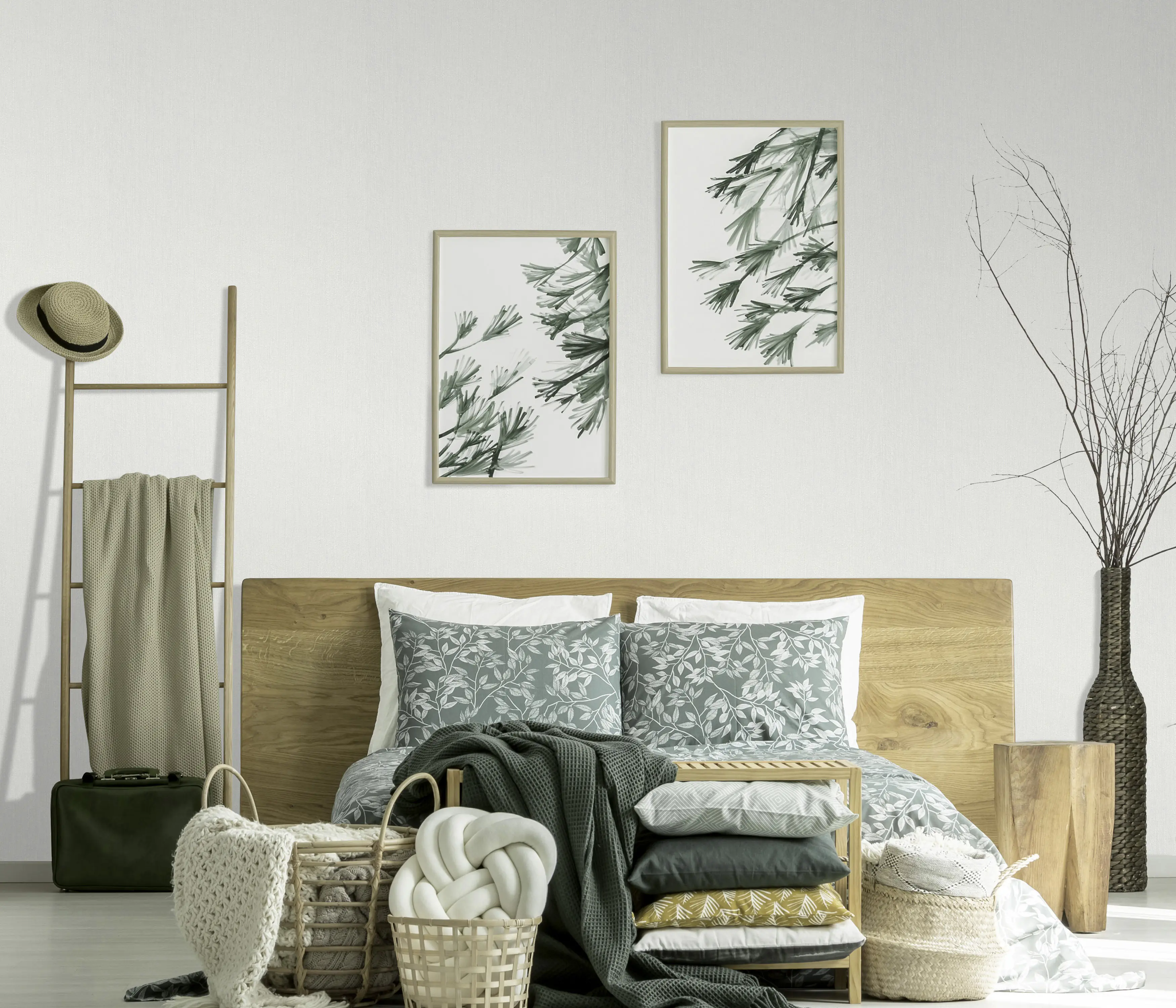 Erismann Vliestapete Uni weiß 10,05 x 0,53 m