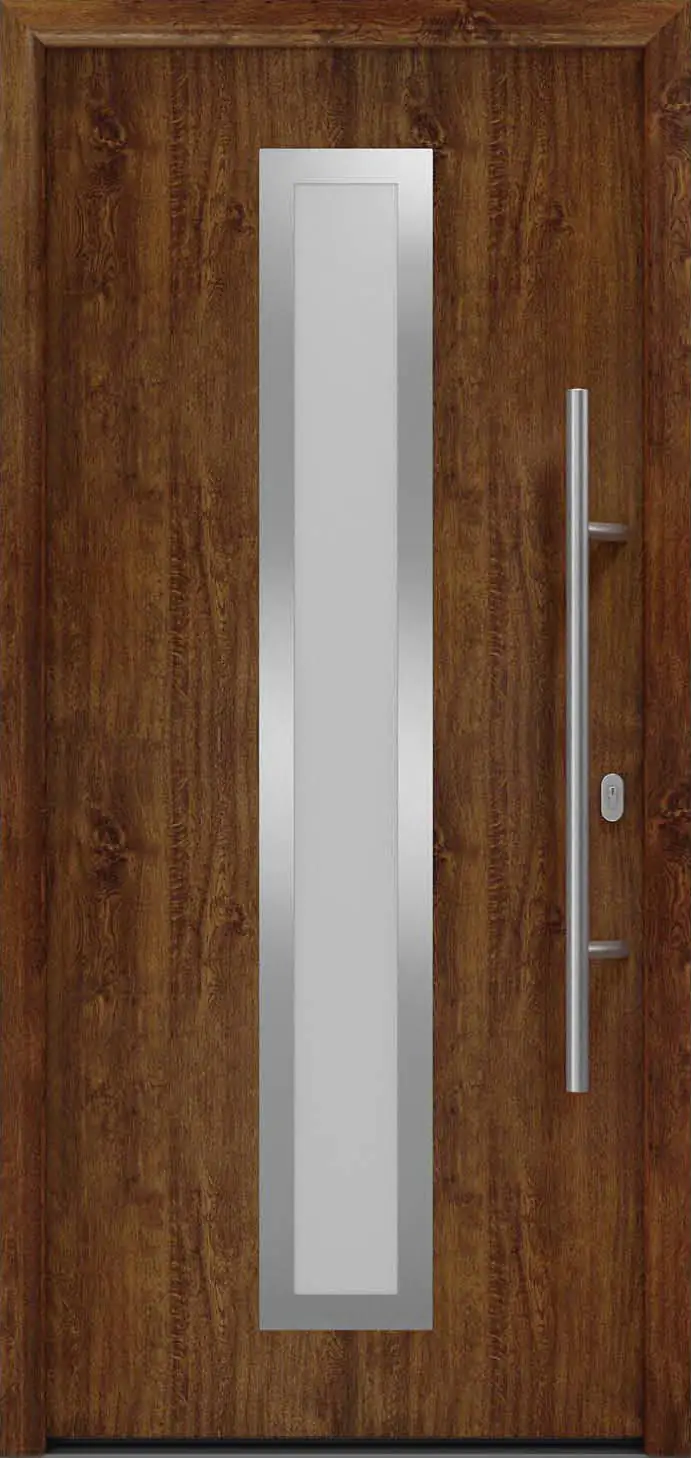 EcoStar Haustür ISOPRO IP 700S dark oak 110 x 210 cm EcoStar Haustür ISOPRO IP 700S dark oak 110 x 210 cm