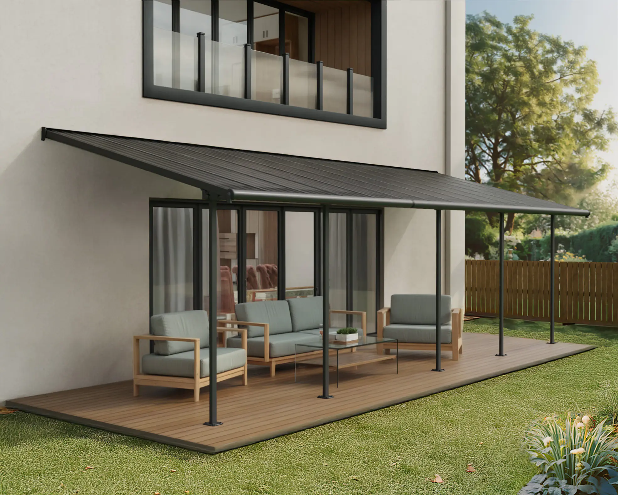 Canopia Terrassenüberdachung Capri 3x8.51 Canopia Terrassenüberdachung Capri 3x8.51