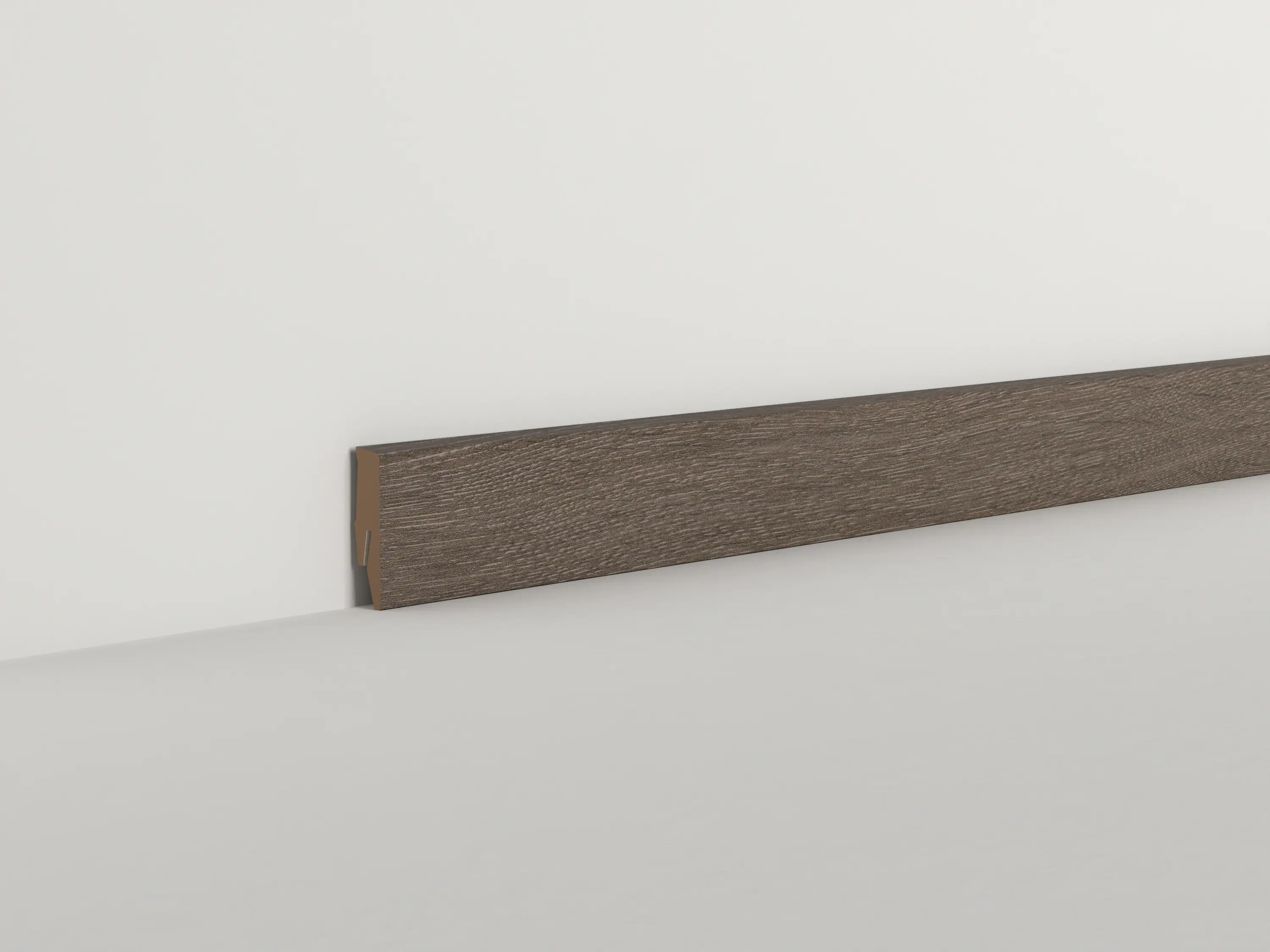 Classen Clip-Fußleiste 240 cm 58 x 19 mm Eiche Anthrazit Classen Clip-Fußleiste 240 cm 58 x 19 mm Eiche Anthrazit