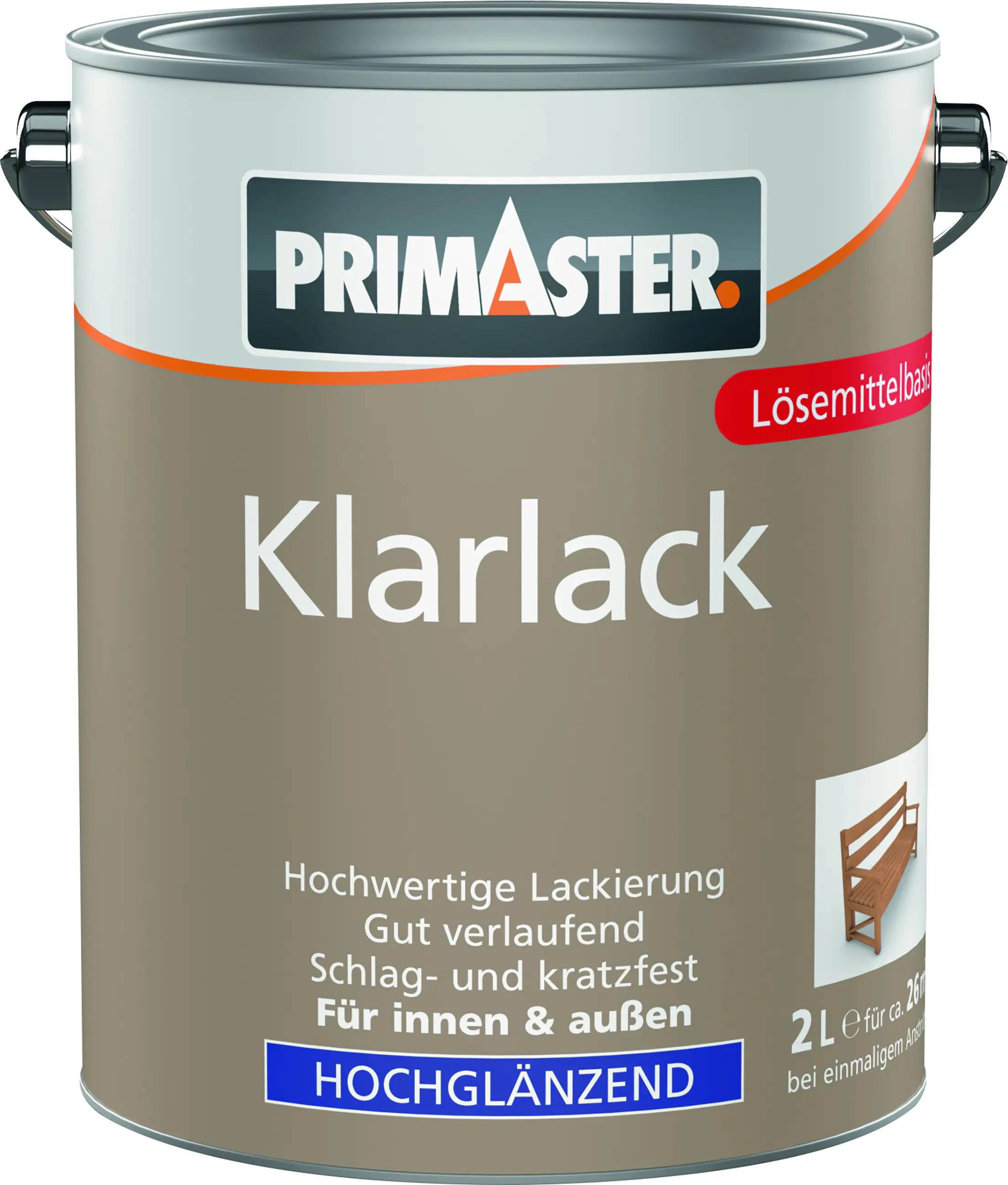 Primaster Klarlack 2 L farblos hochglänzend