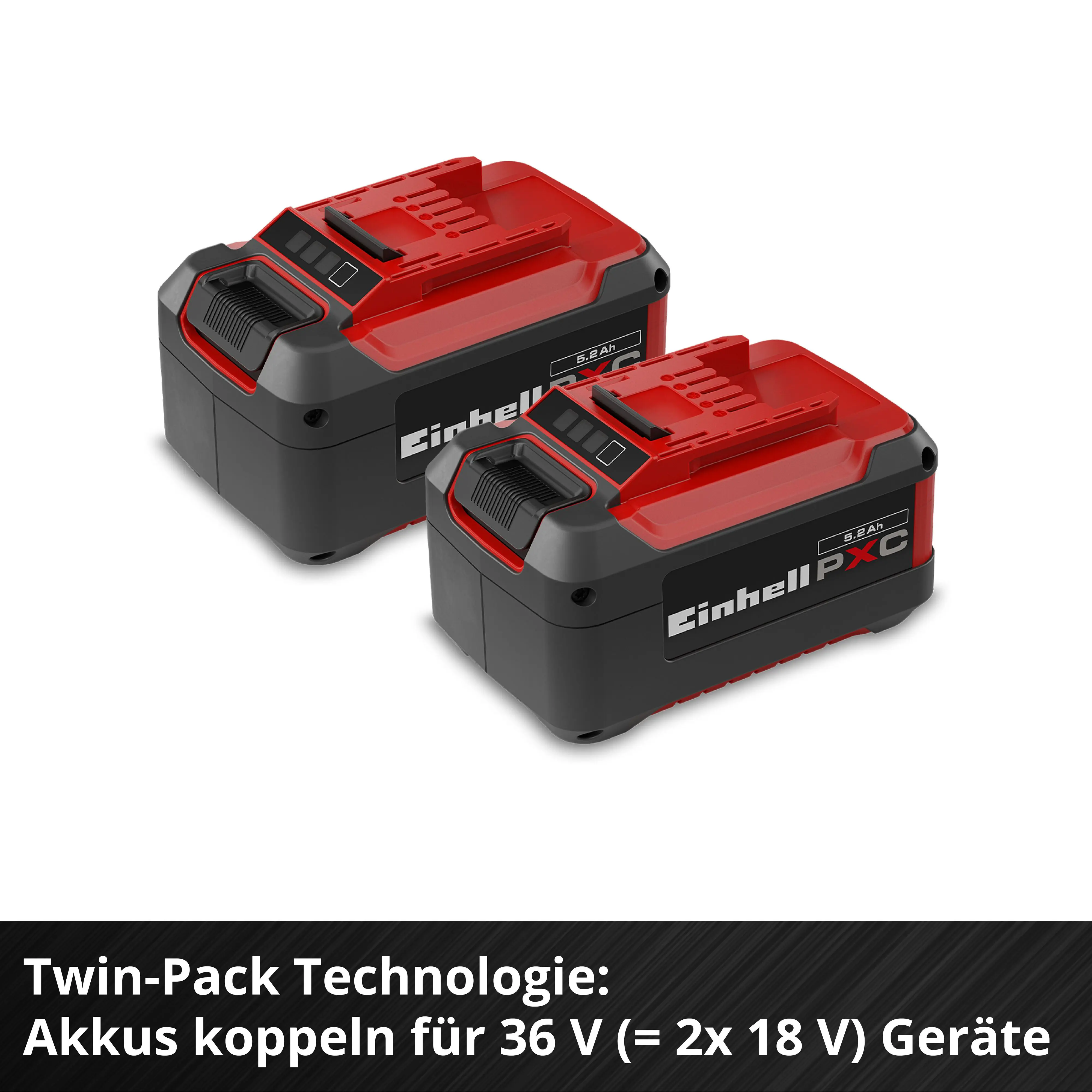 Einhell Akkus 18V 5,2 Ah PXC-Twinpack