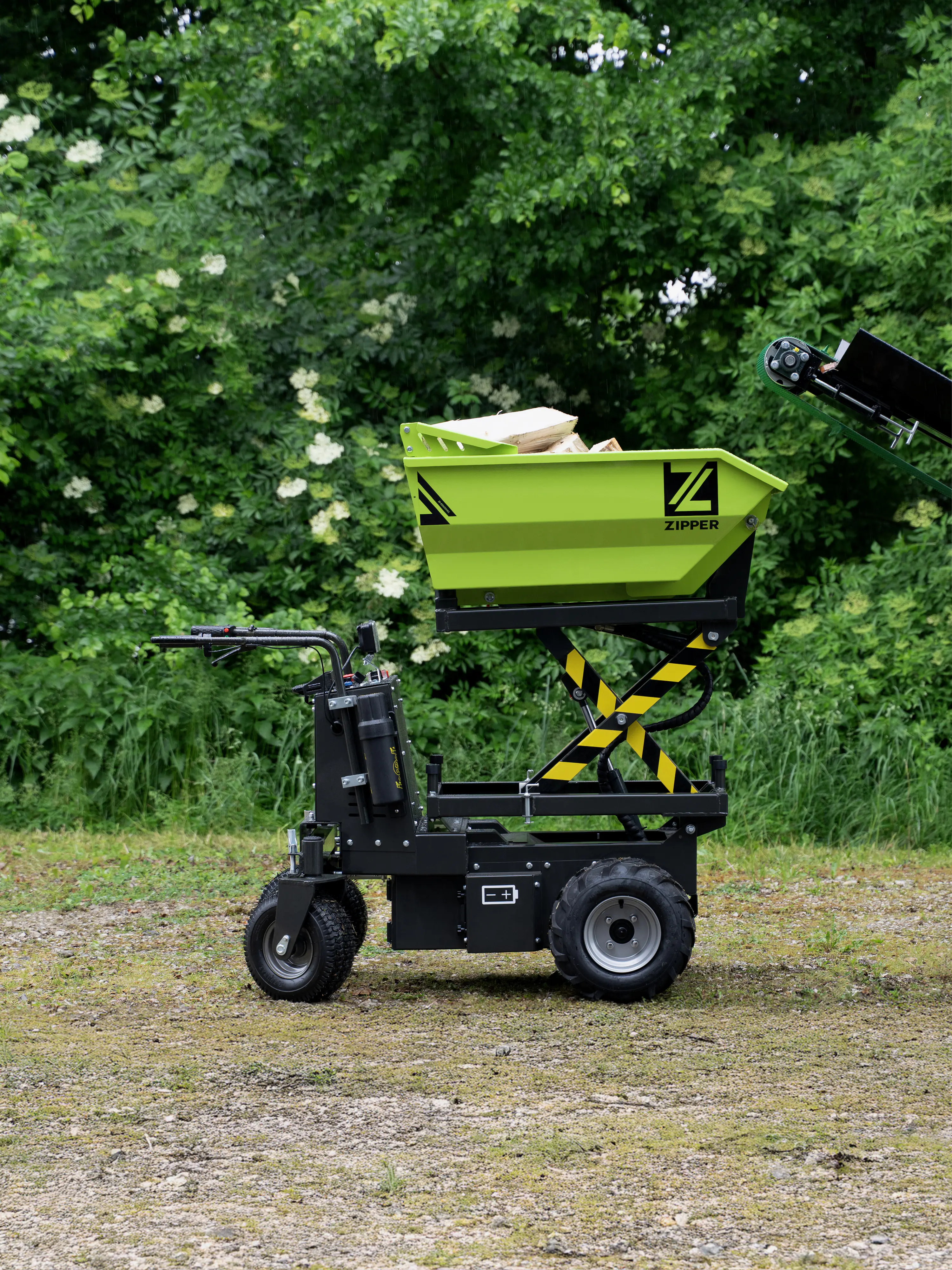 Zipper Elektro-Rad-Dumper ZI-ED600HKS mit Scherenhubfunktion Zipper Elektro-Rad-Dumper ZI-ED600HKS mit Scherenhubfunktion