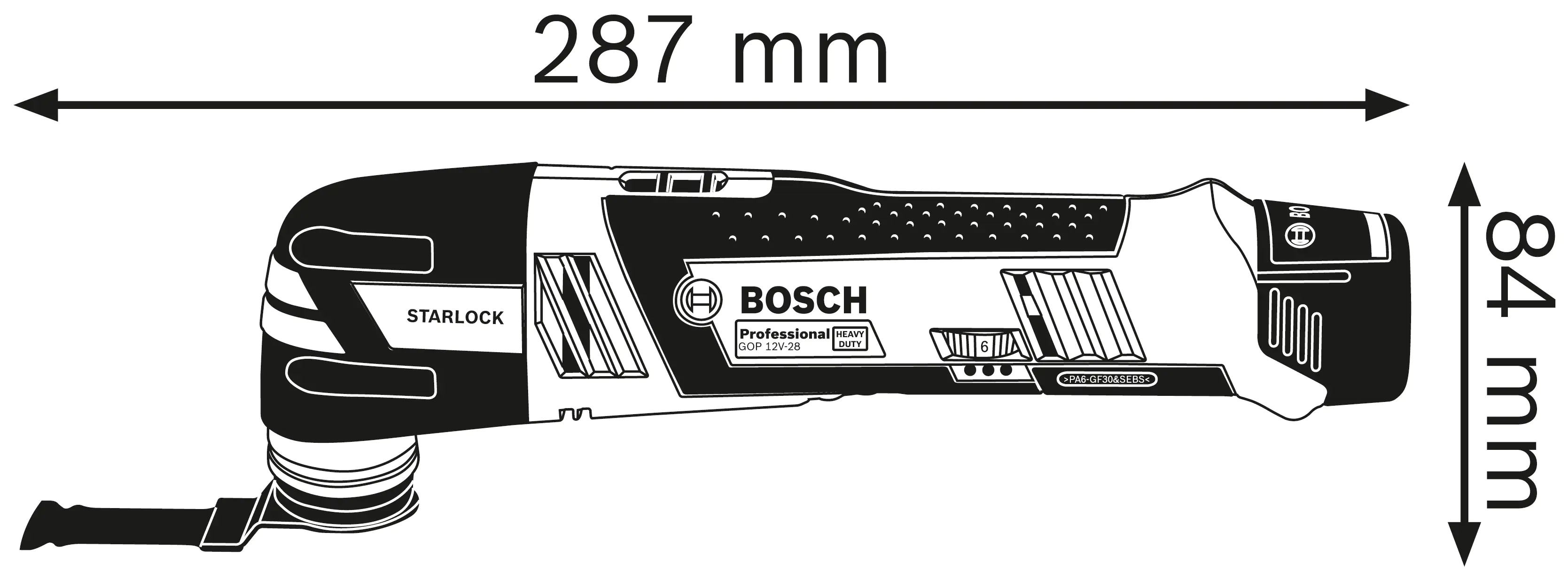Bosch Professional Akku-Multi-Cutter GOP 12V-28 Solo Bosch Professional Akku-Multi-Cutter GOP 12V-28 Solo
