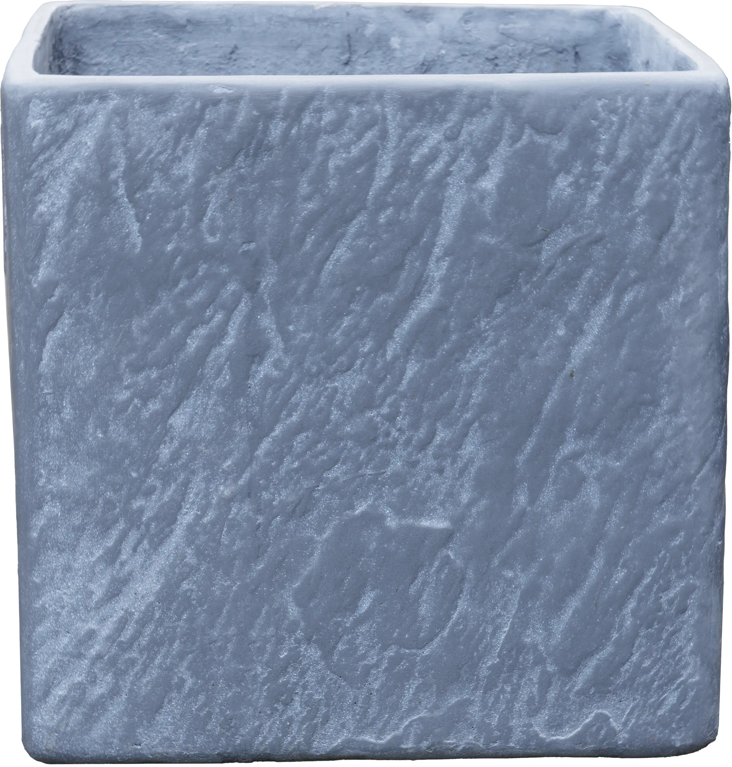 TrendLine Pflanztopf Schiefer 28 x 28 x 28 cm grau Schieferoptik