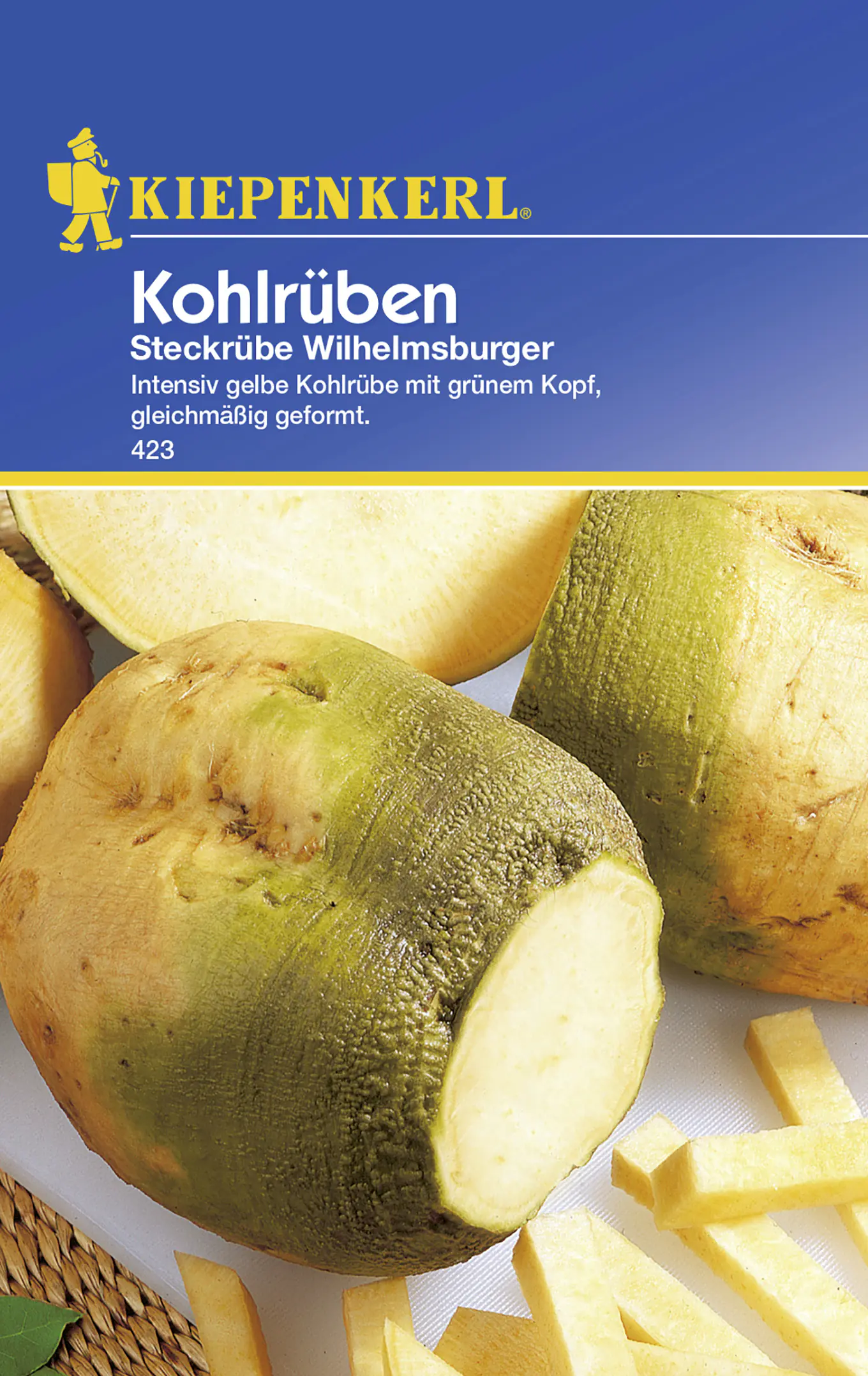 Kiepenkerl Steckrübe Wilhelmsburger Brassica napus ssp.Rapifera, Inhalt: ca. 200 Pflanzen