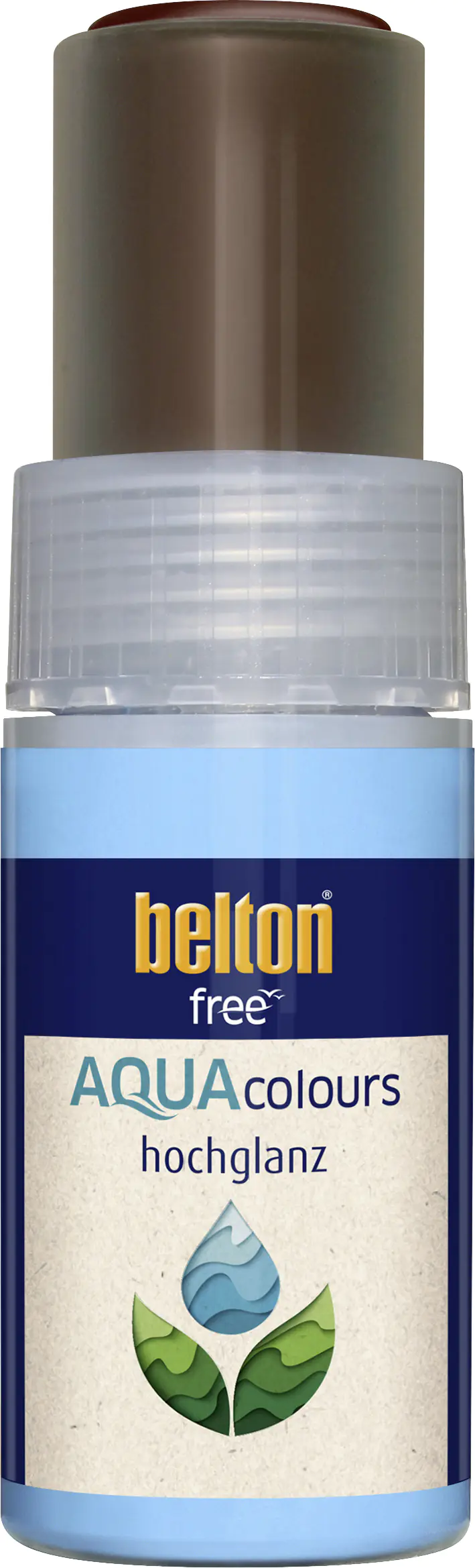 belton free Lackstift AQUAcolours 9 ml schokobraun hochglanz