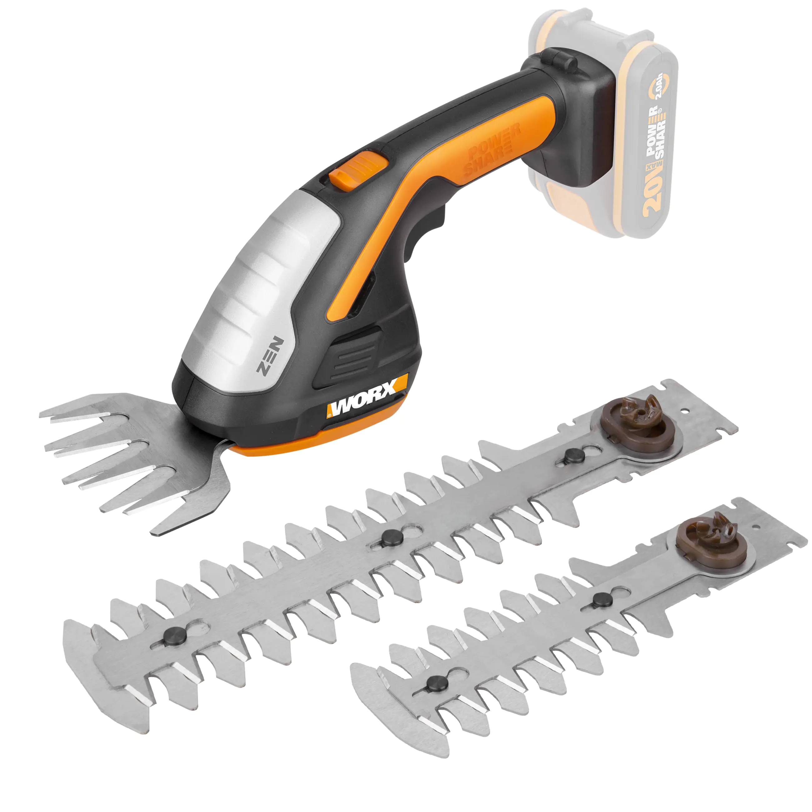 WORX Akku Gras und Strauchschere WG801E.9 20 V WORX Akku Gras und Strauchschere WG801E.9 20 V