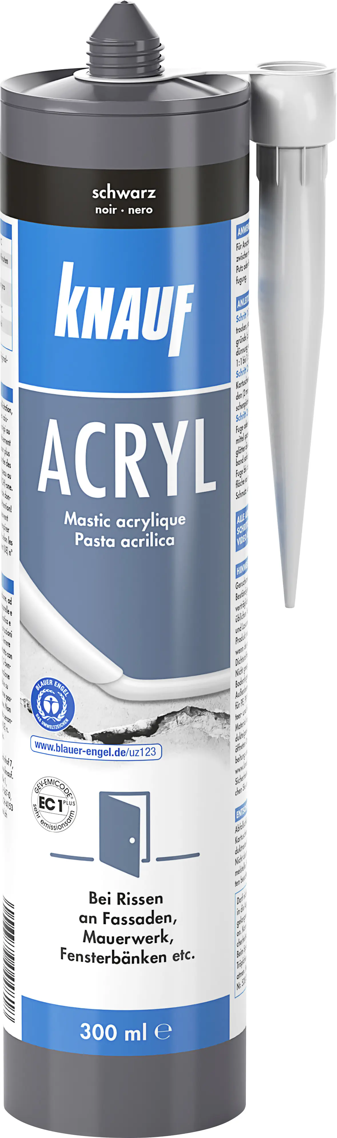 Knauf Acryl schwarz 300 ml