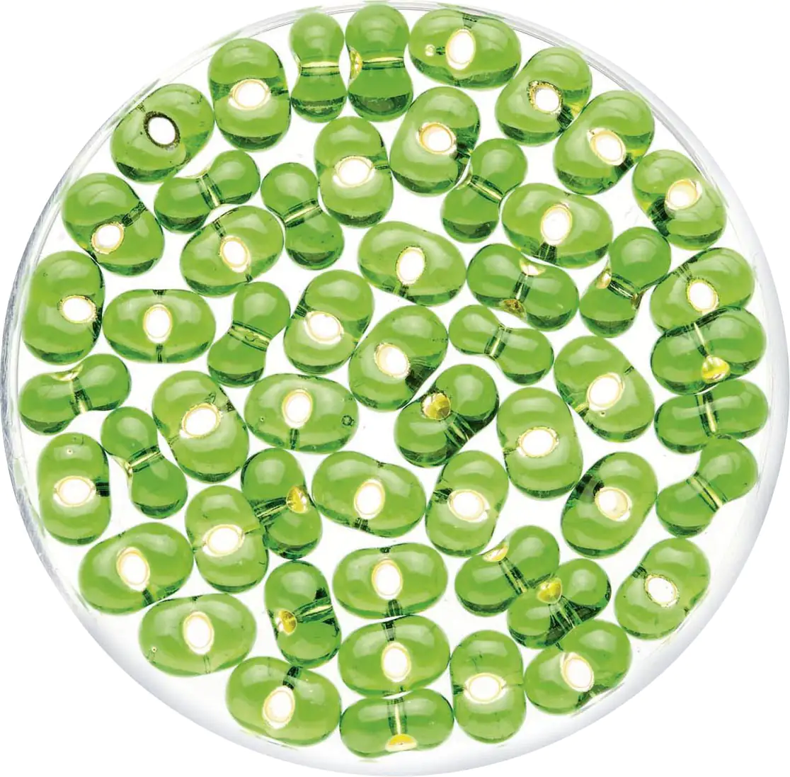 Glorex Farfalle Silbereinzug 6,5 mm 17 g, dunkelgrün